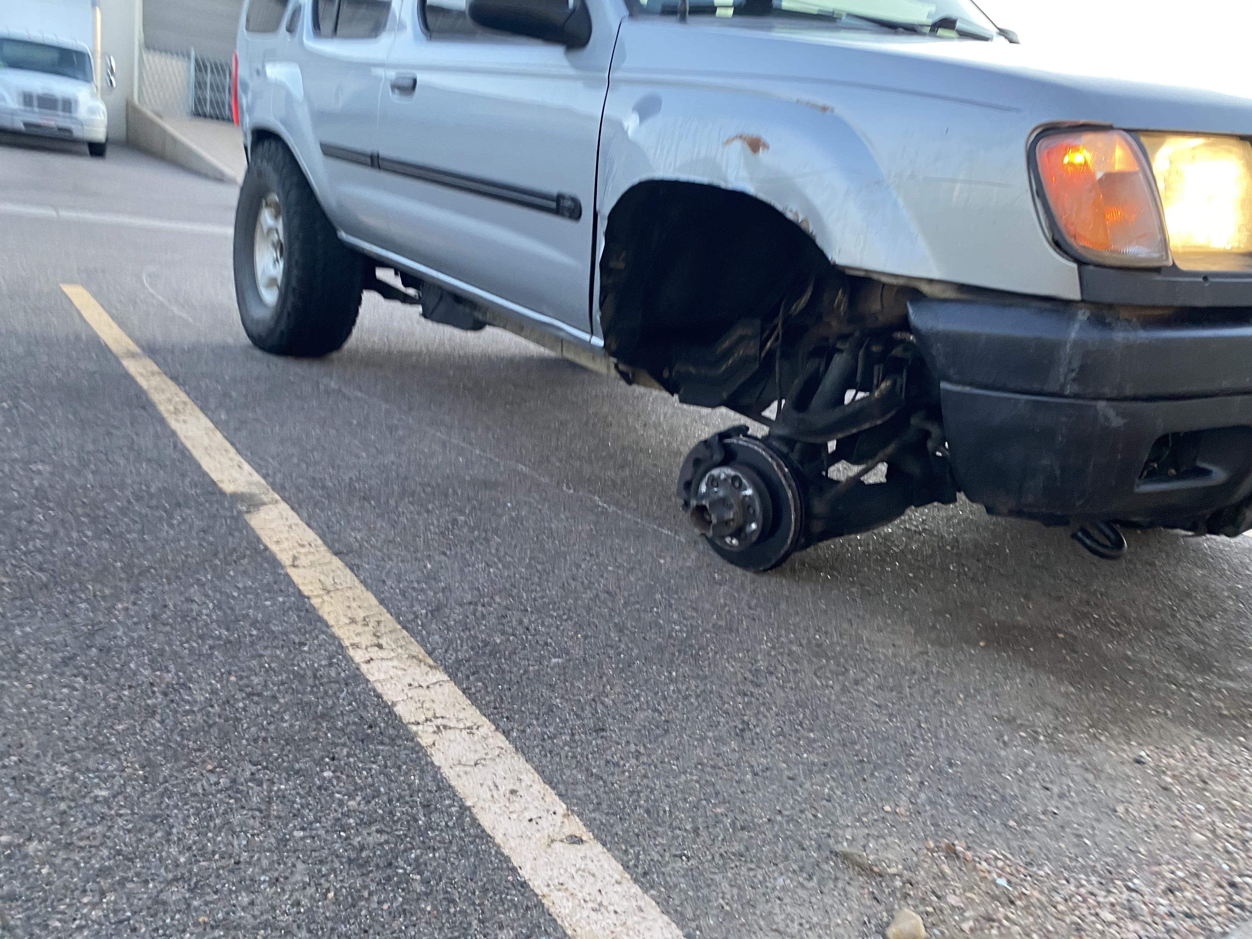 Be careful and don’t go with wheel spacers! They tend to sheer the