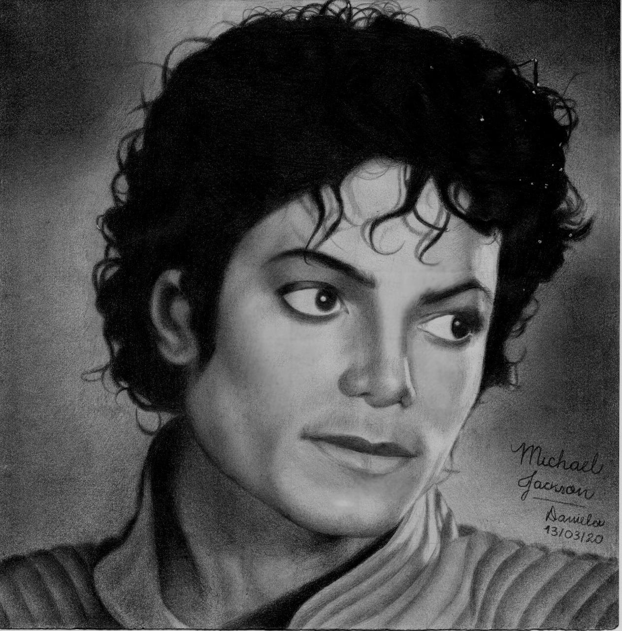 My drawing of Michael Jackson in the Thriller era. r/drawing