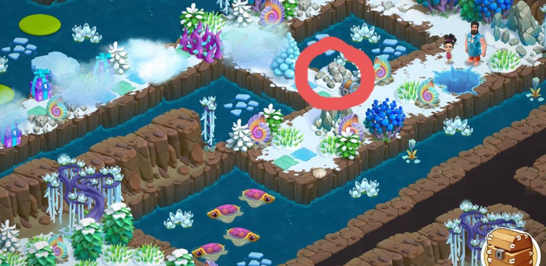 Pink bag in Turtle Grotto r/FamilyIsland