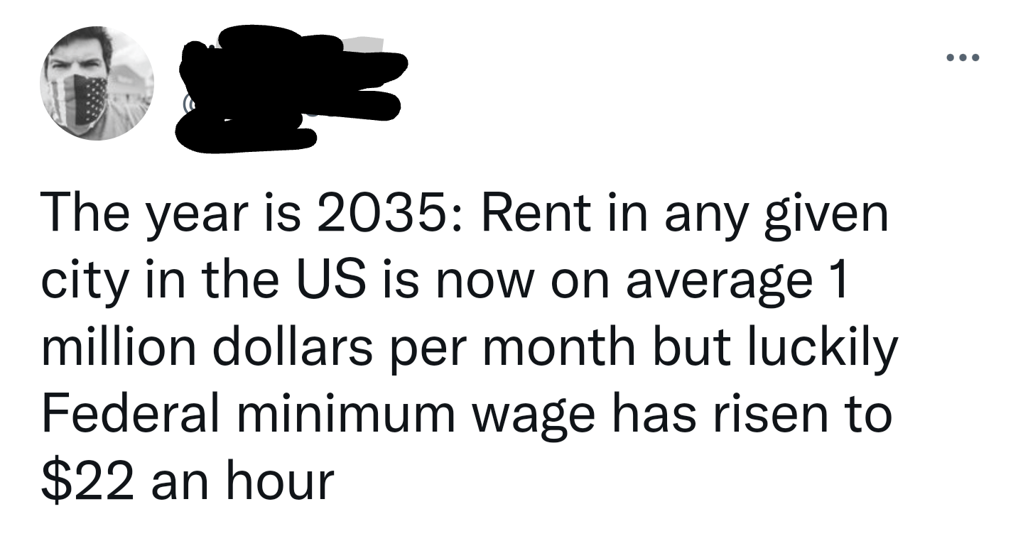 Rent only goes up r/WhitePeopleTwitter