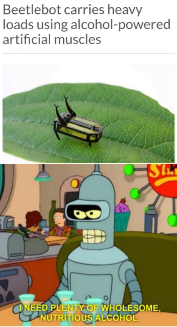 Little protoBender needs plenty of wholesome, nutritious alcohol r