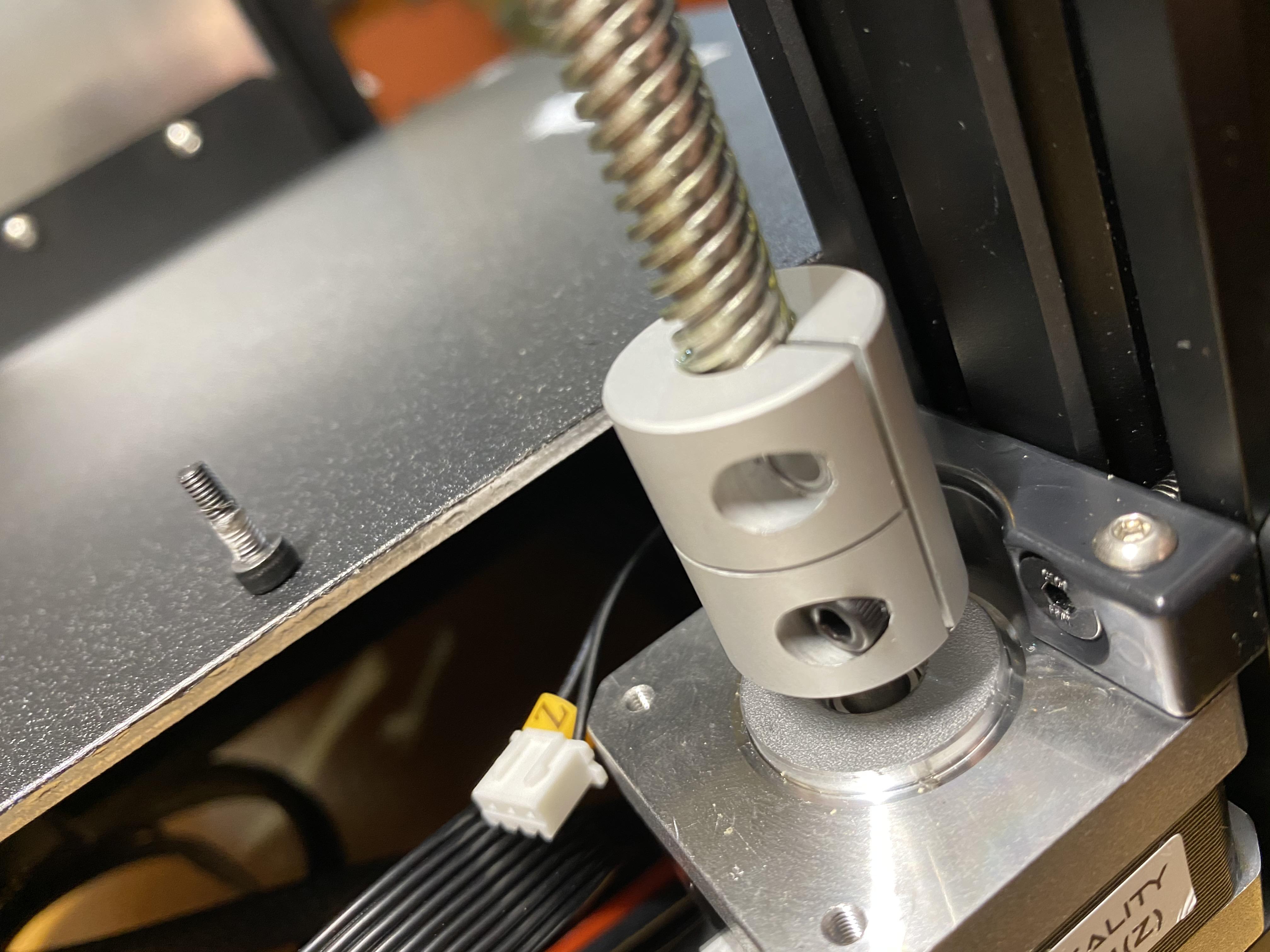First ender 3 pro set up coupler FAIL stripped both screws ( just