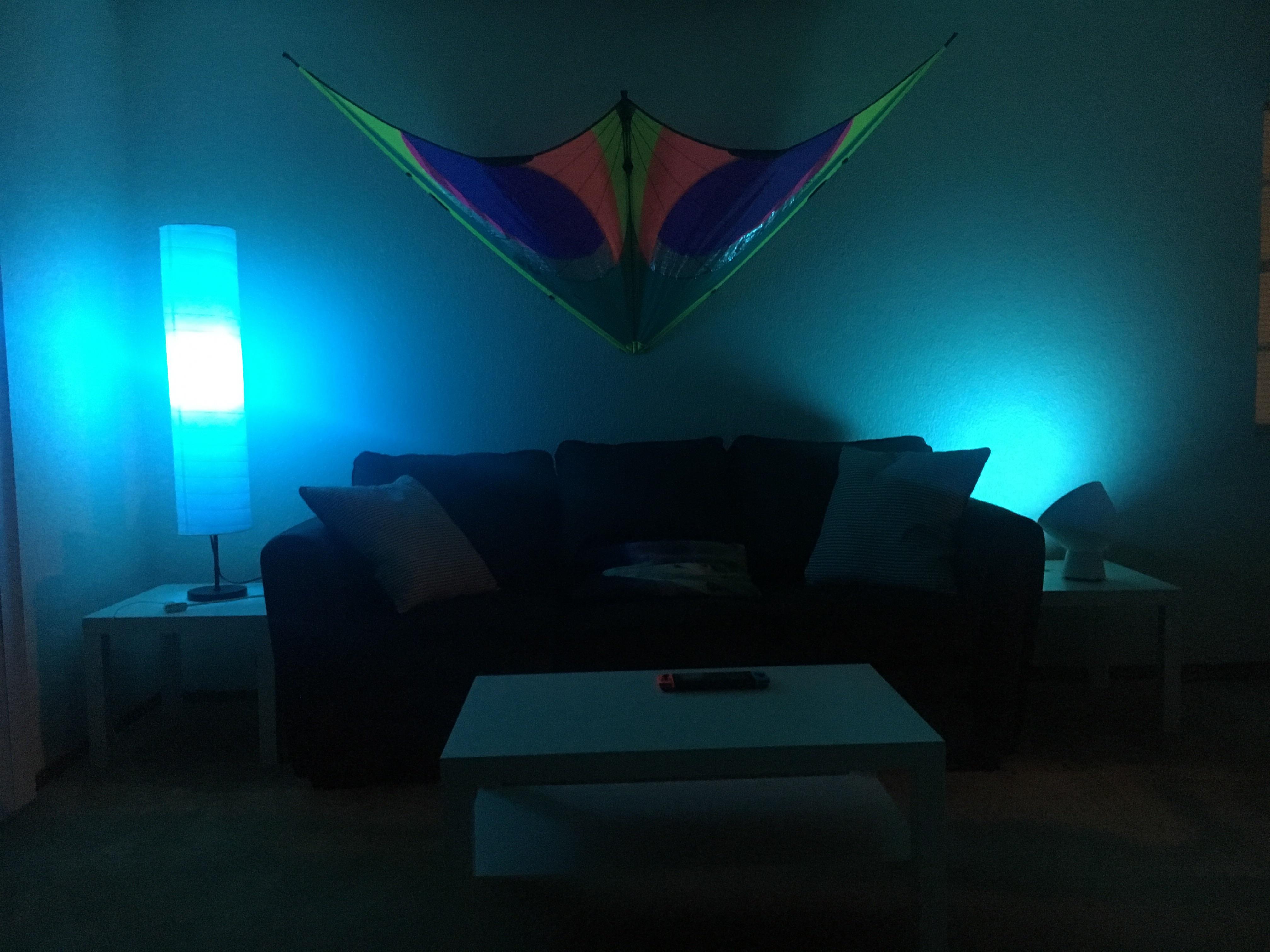 I decided to mount my kite in the living room. Might as well show it