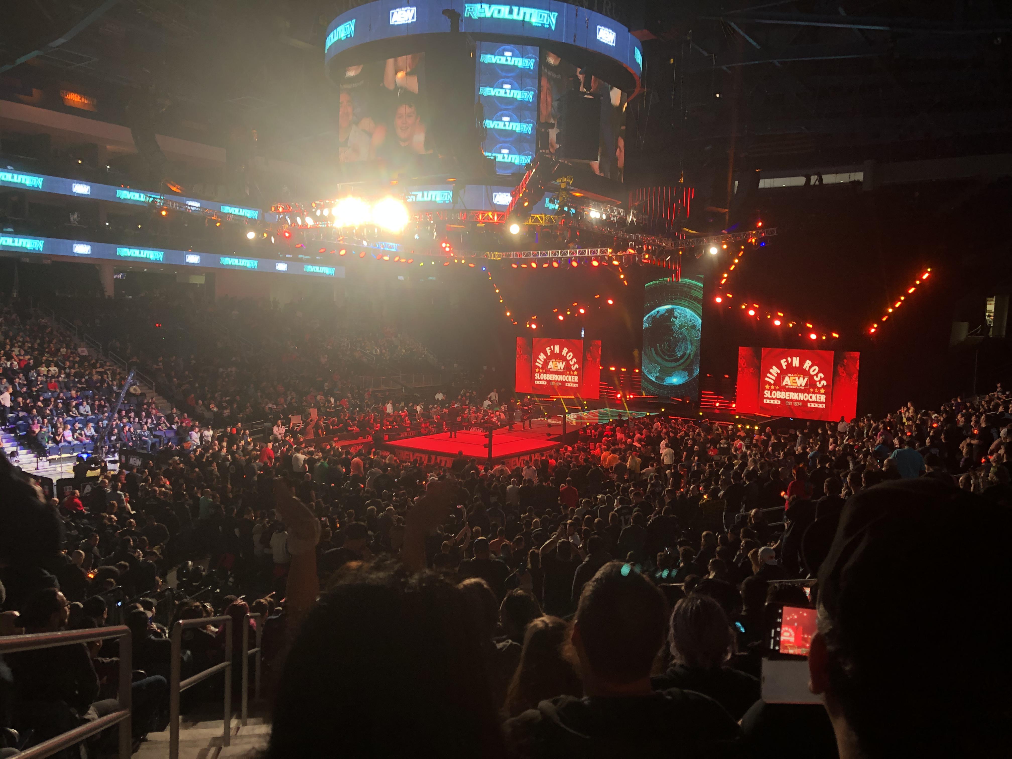 Best seat in the house r/AEWOfficial