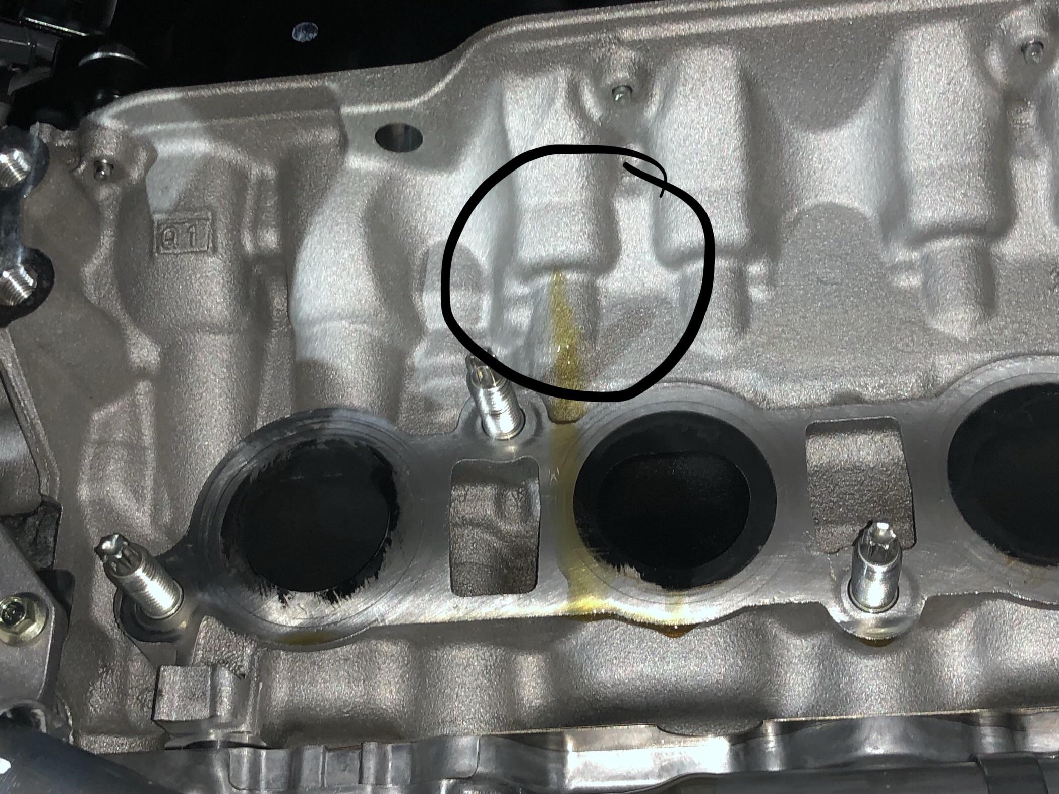 Mystery leak found porous cylinder head on a new CX5. First time for