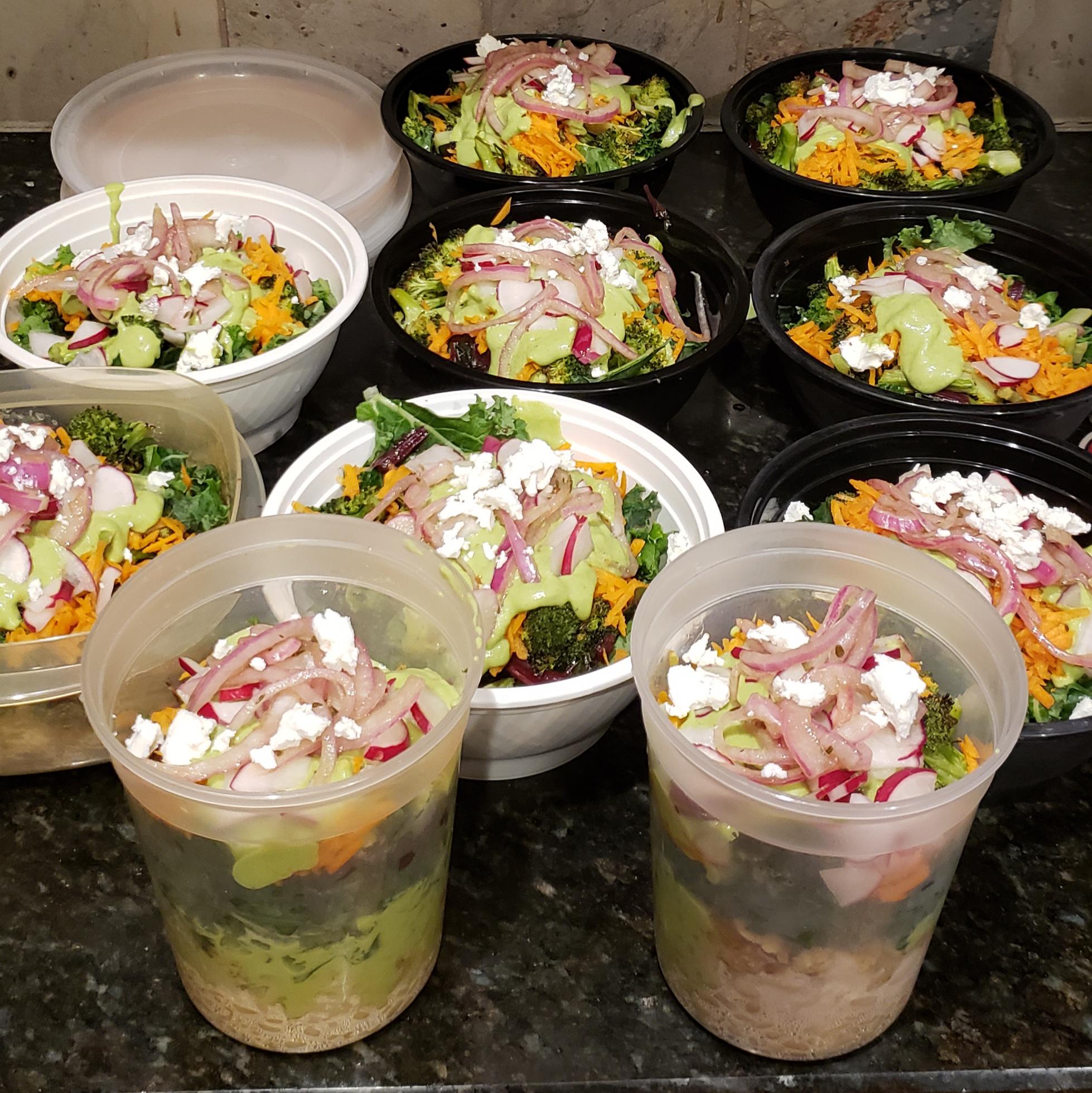 Grain bowls with tempeh and avocado herb dressing lunches for 2 this