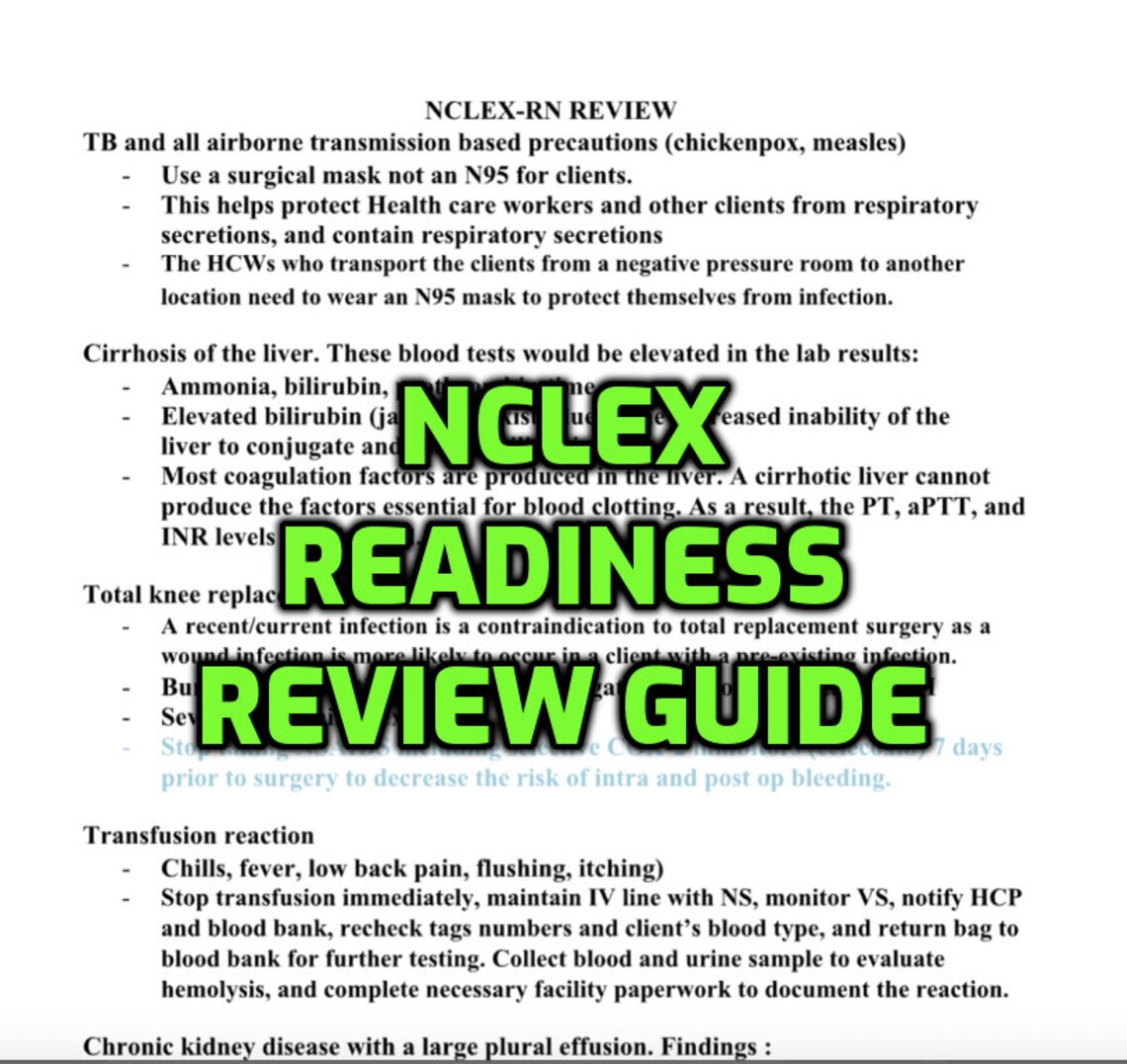 Pass NCLEXRN in 75 questions NCLEX Readiness Review Guide r