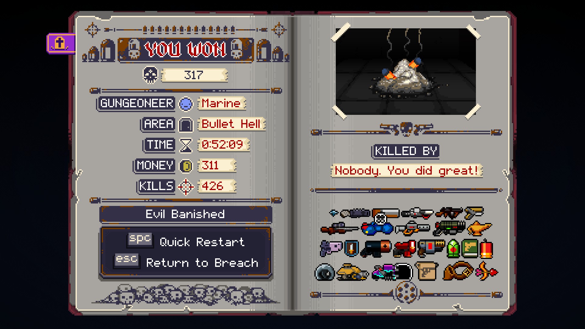 Glitch chest + Black chest + Rainbow chest = Easy Win r/EnterTheGungeon