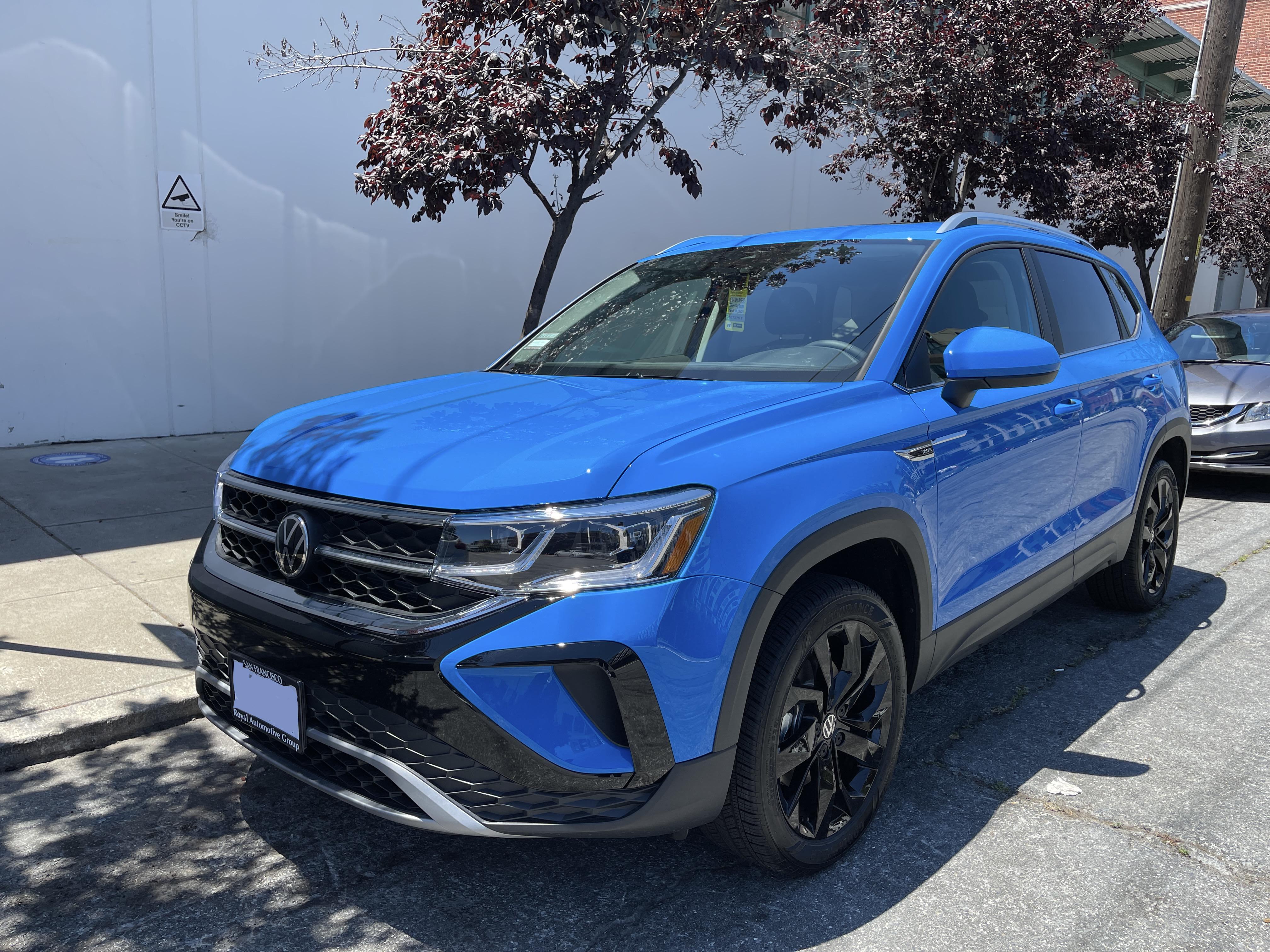 My new cornflower blue Taos SEL