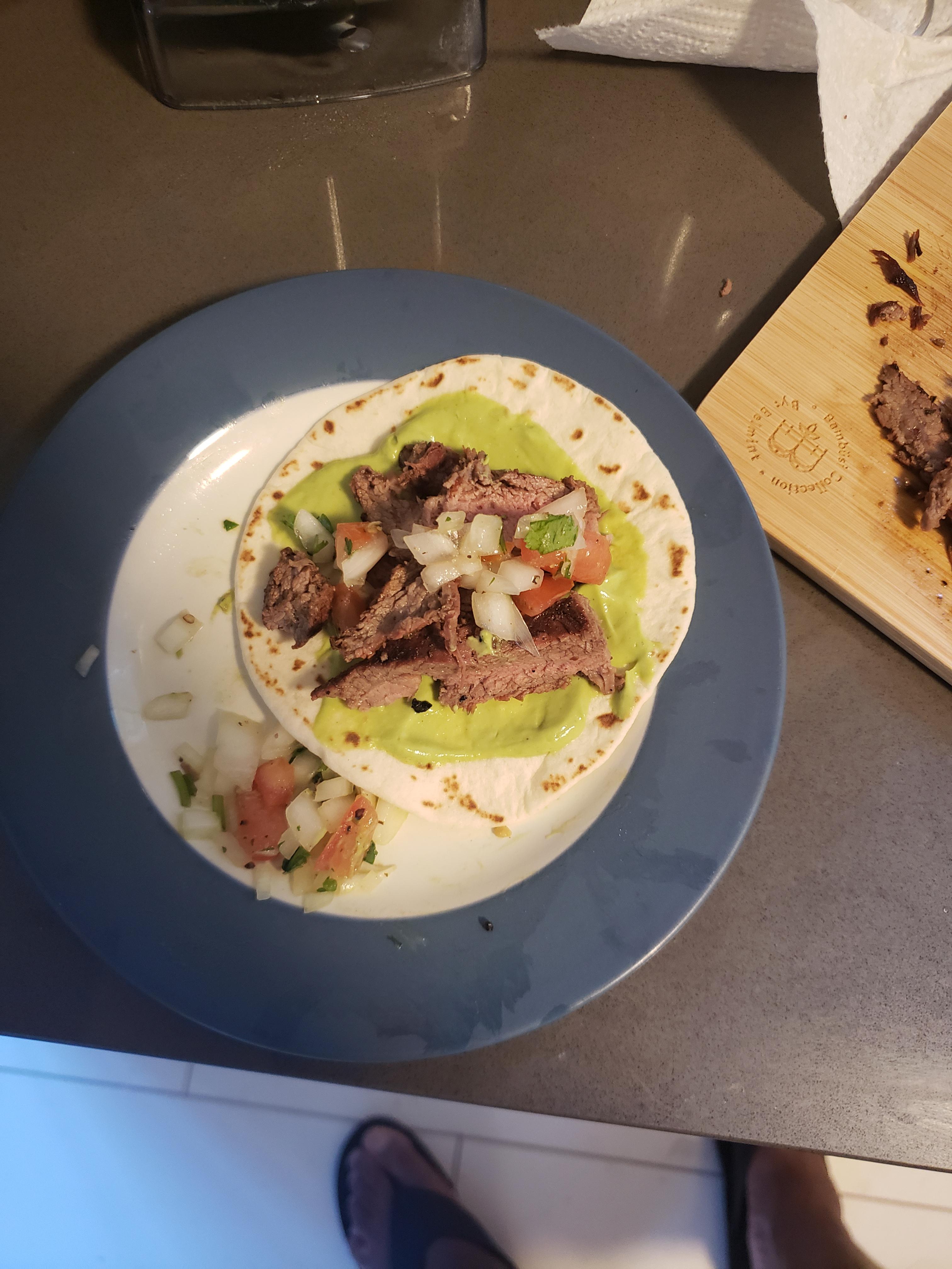 Made Sam's Carne Asada Tacos and they were great r/samthecookingguy