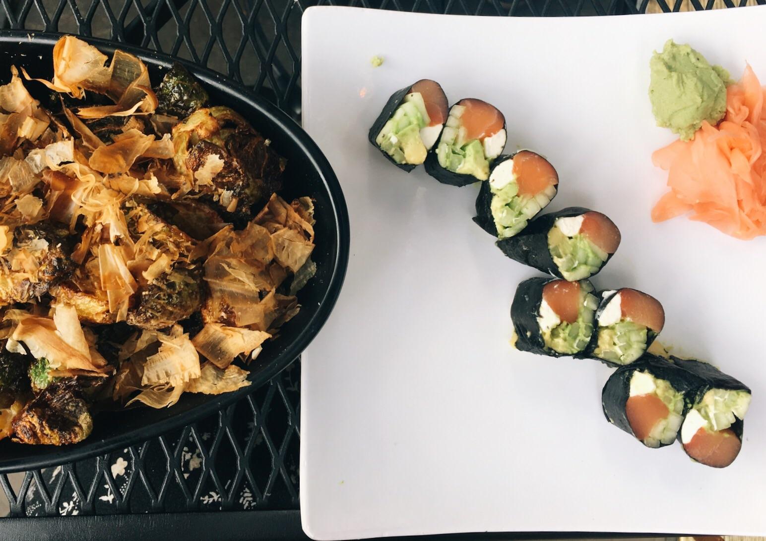 I finally had the courage to get sushi and ask for no rice! To my