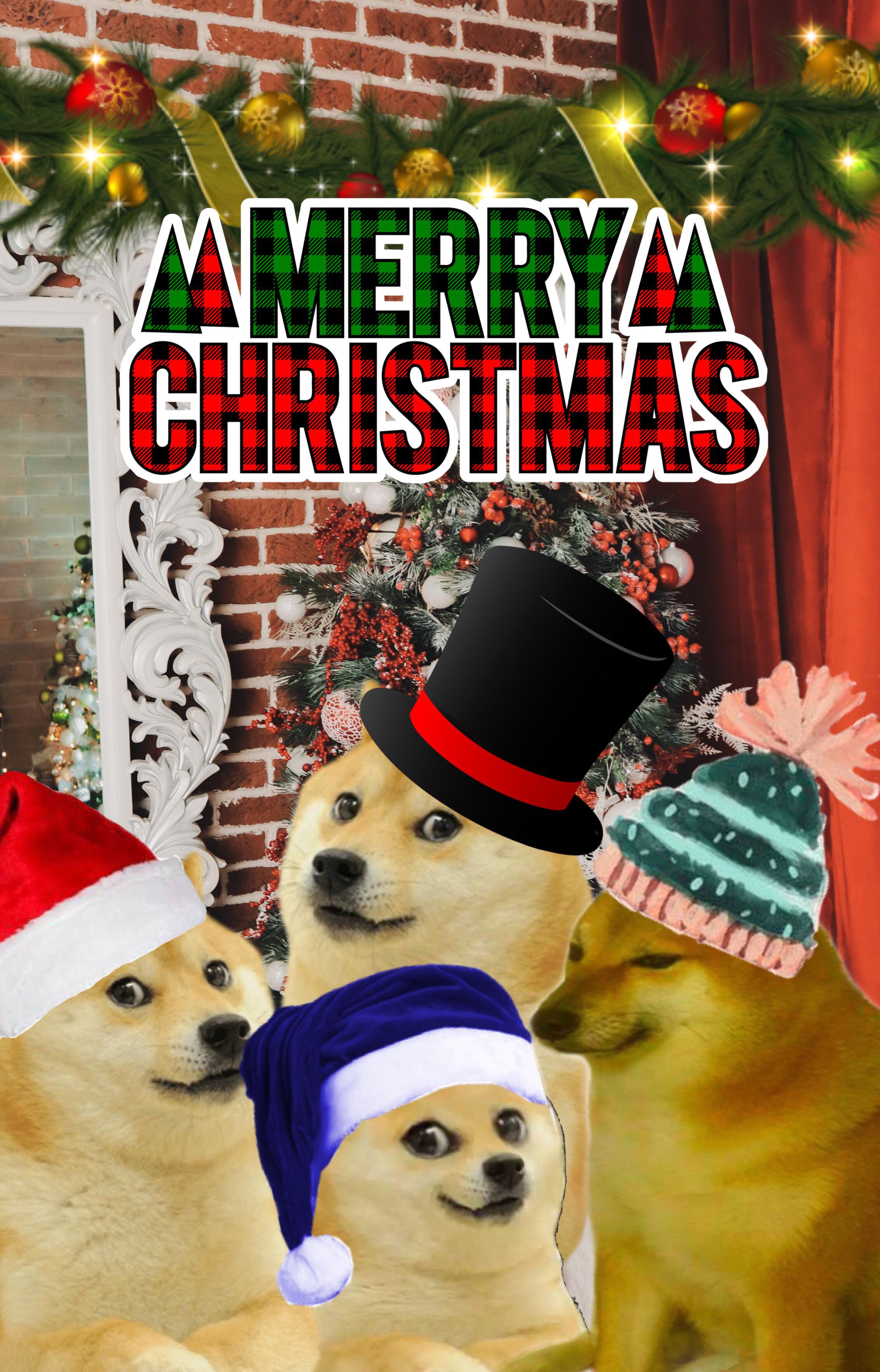 Merry Christmas Retard Le Christmas card has arrived dogelore