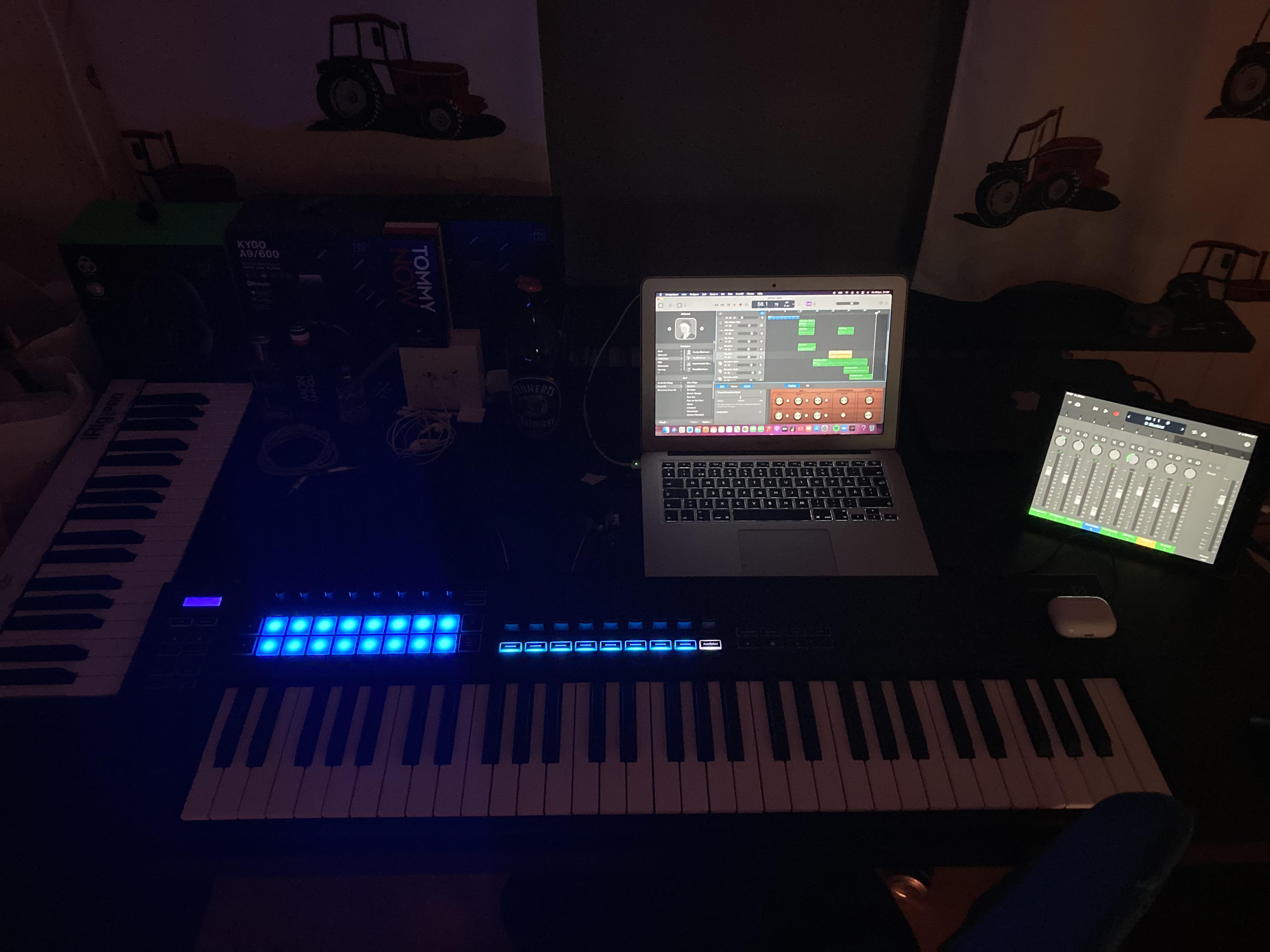 I’m still using GarageBand, but soon it’ll be Logic Pro🤯 I started off