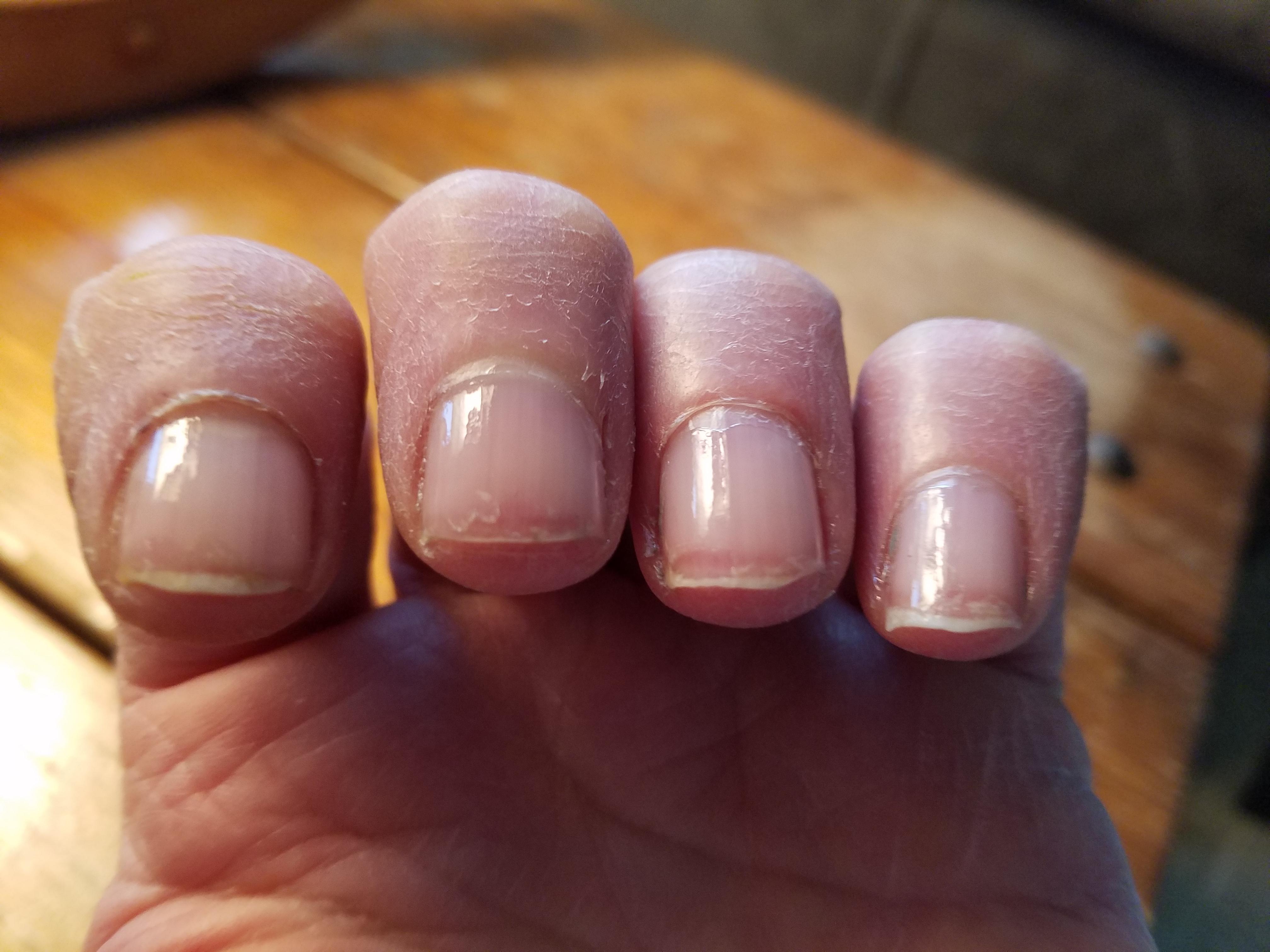 I like wearing clear polish evey once in awhile. It looks good, I think