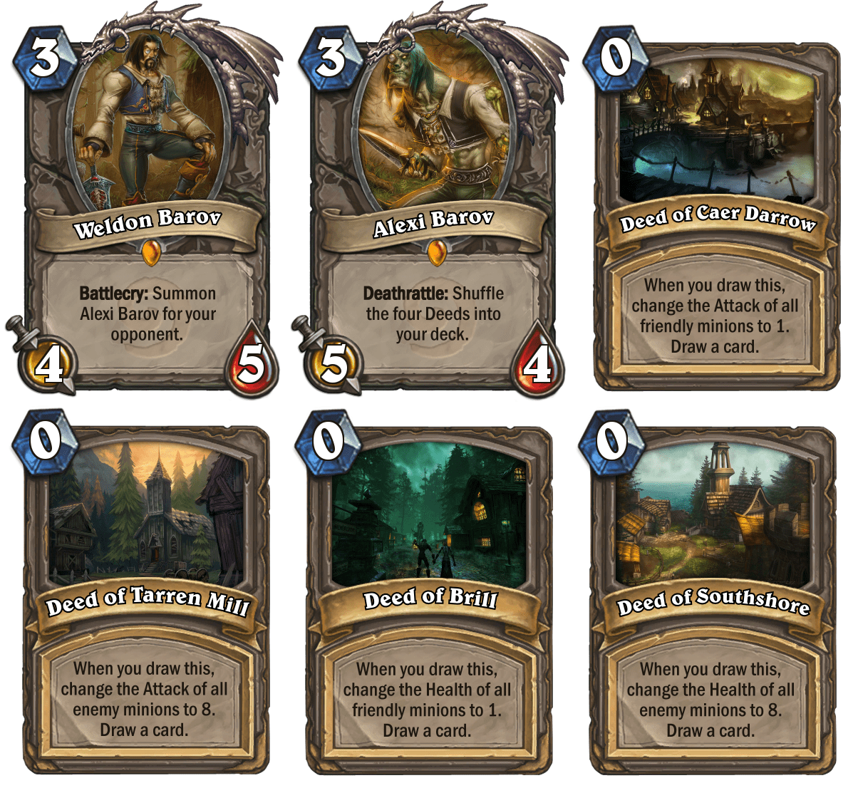 Quest for the Barov family fortune customhearthstone