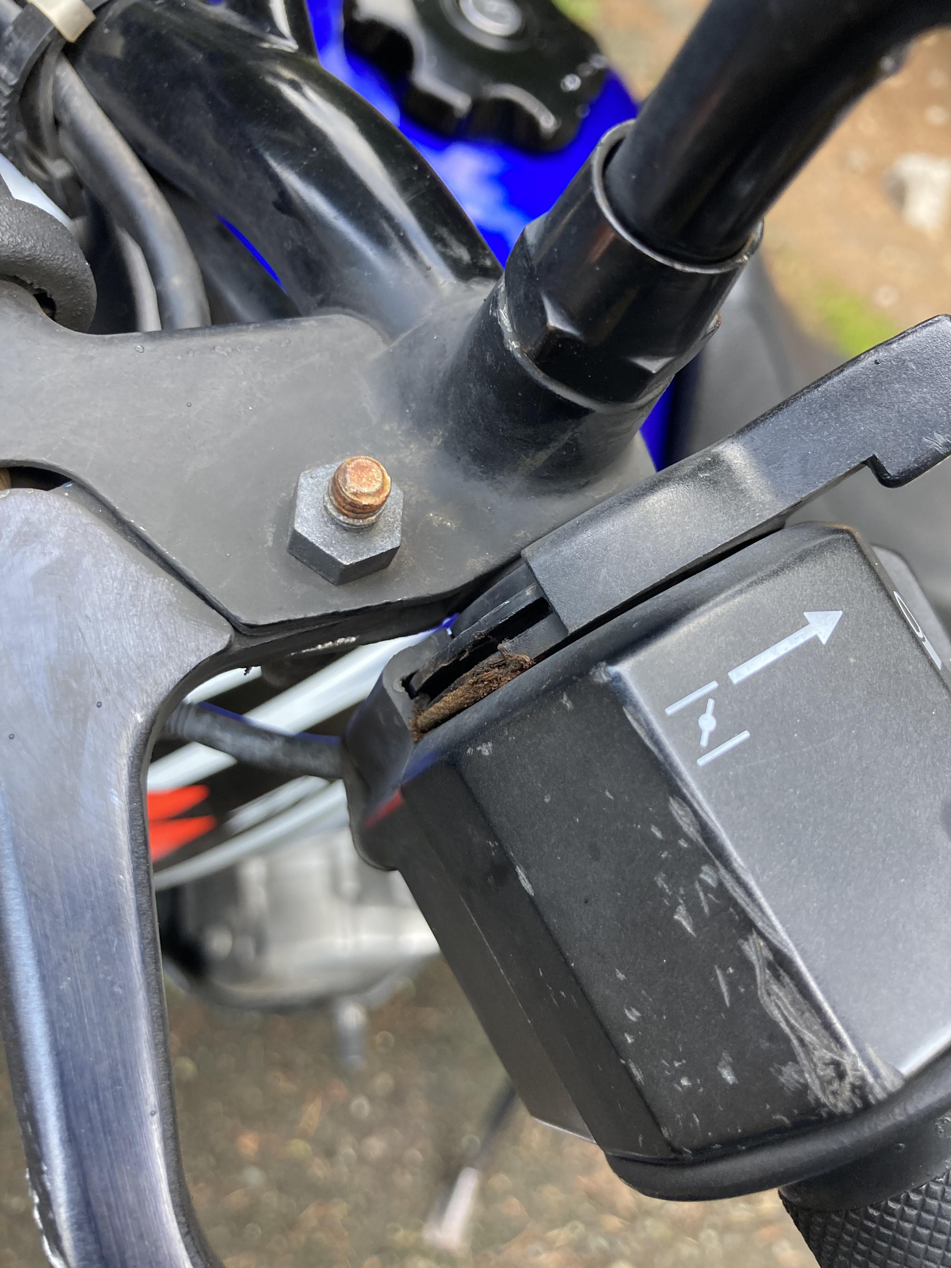 Choke cable disintegration on DR650. Any advice? Is this a hard fix
