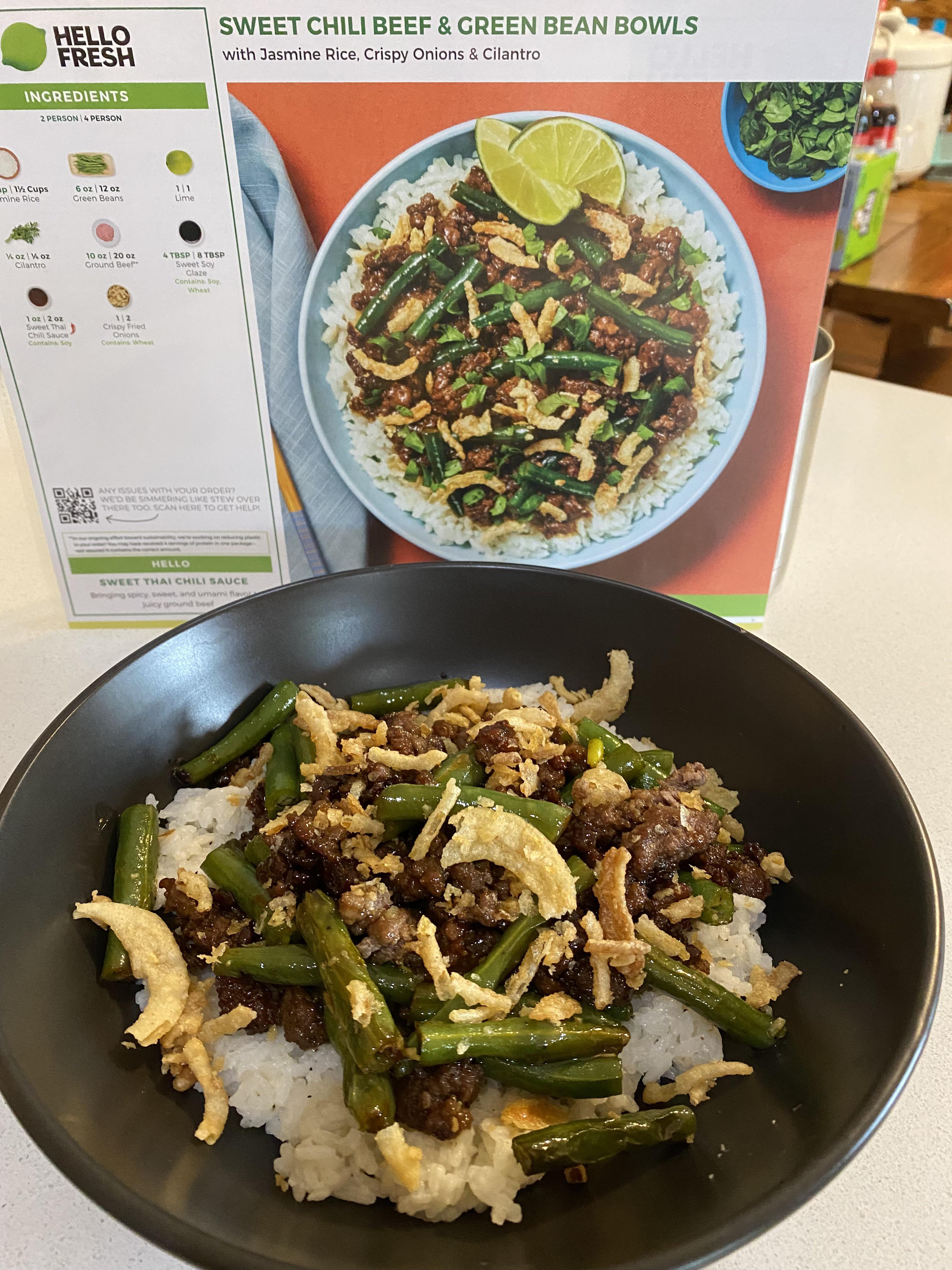 Sweet Chili Beef & Green Bean Bowl 10/10 r/hellofresh