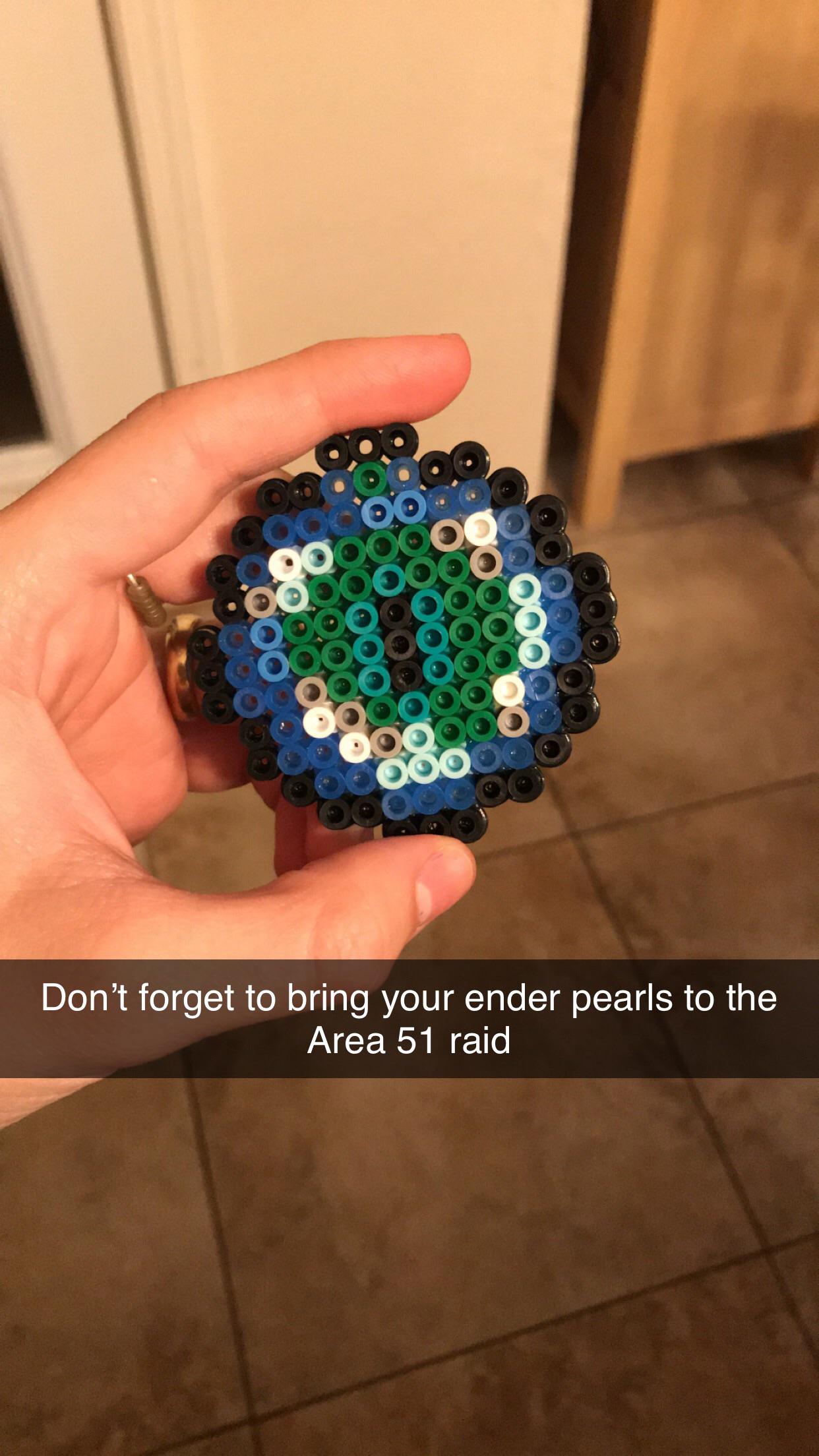 I got hit by the Perler bead bug and found a pattern for the ender