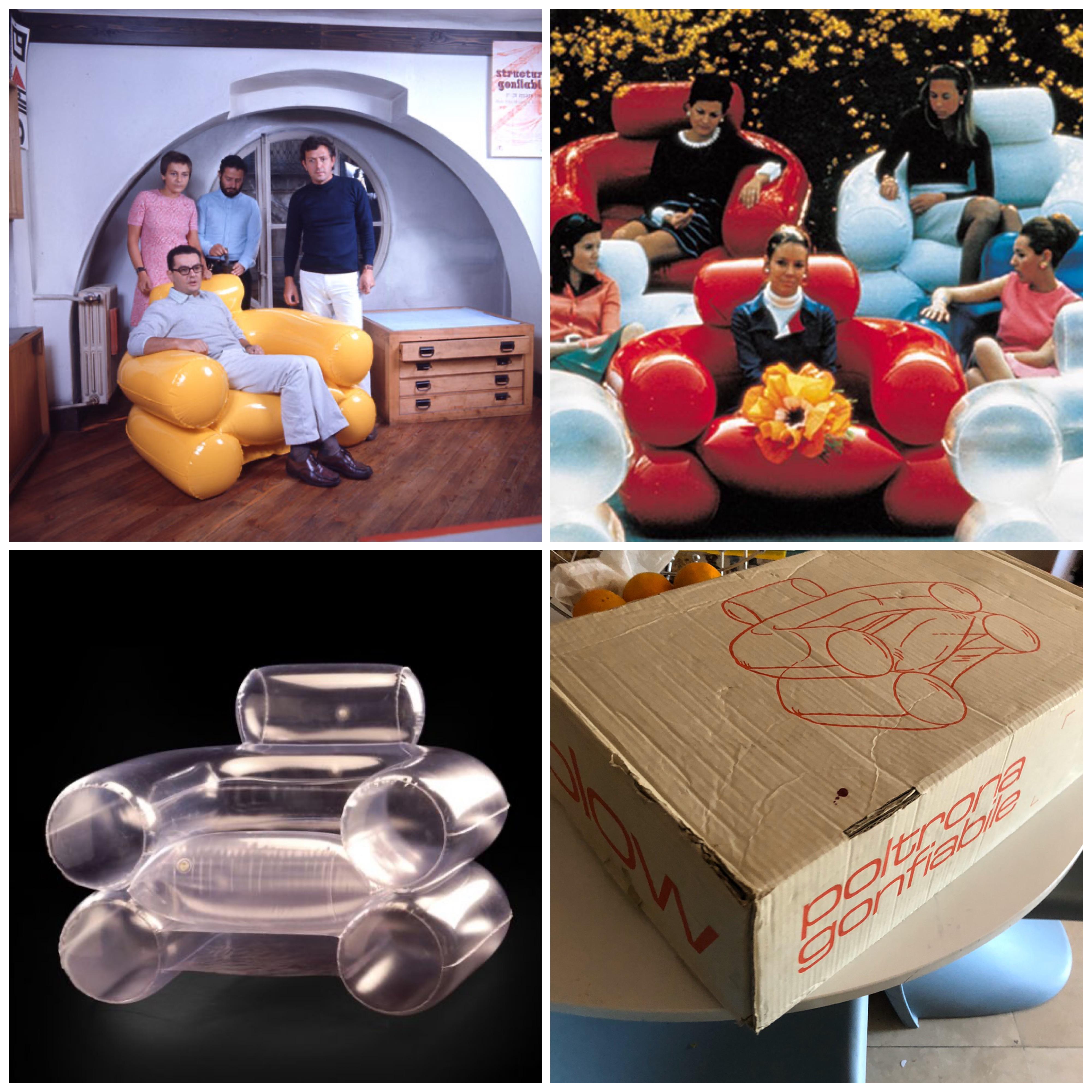 I just scored this 1960’s Italian inflatable chair known as the “blow