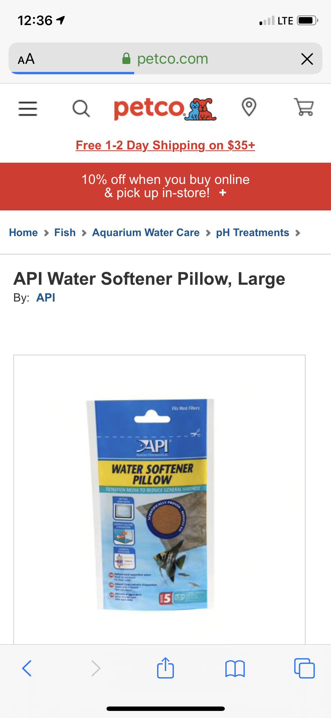 Anyone use this water softener pouch? It’s only 5 at petco, Don’t