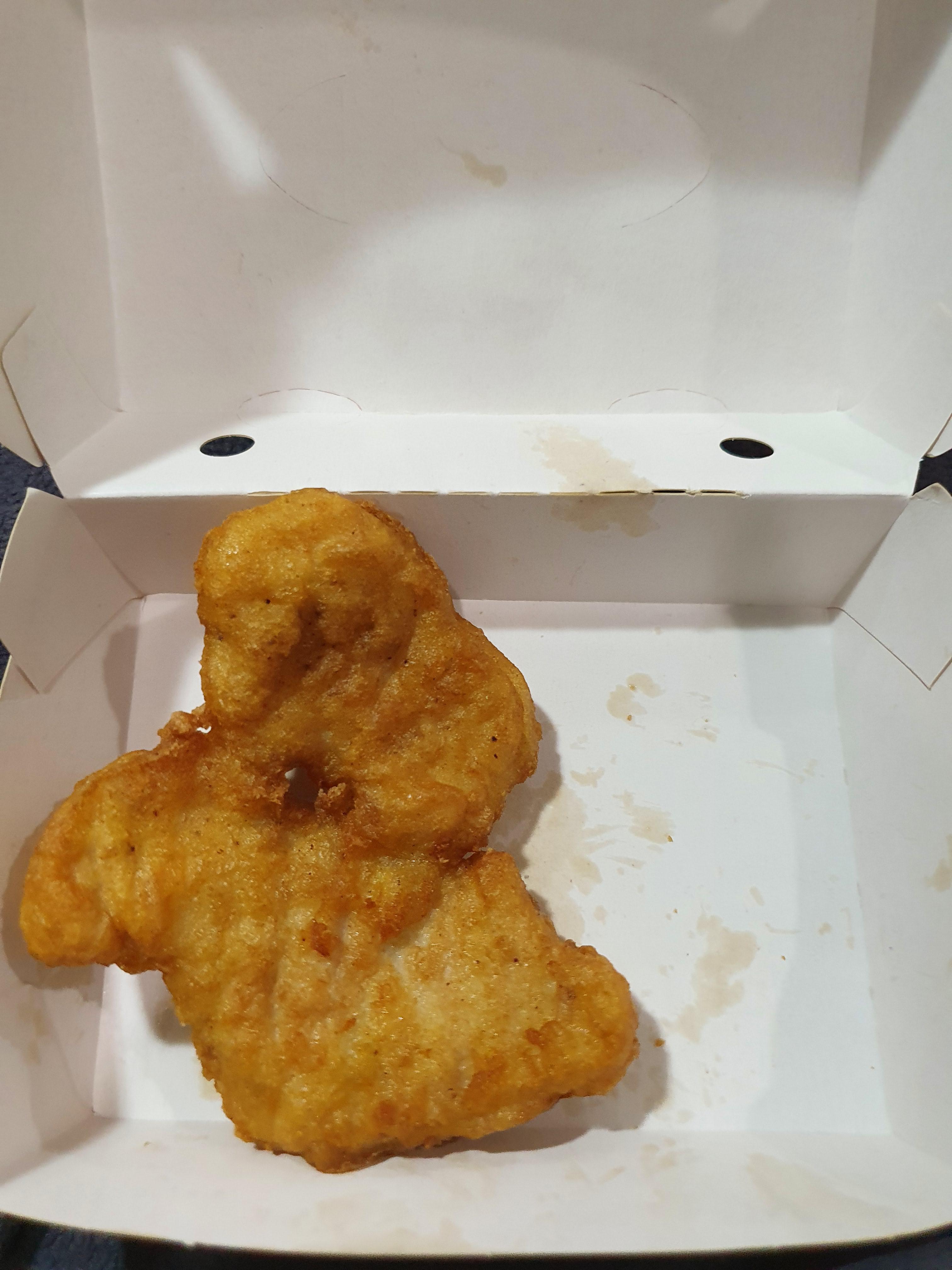 This "double" nugget from Burger King r/mildlyinteresting