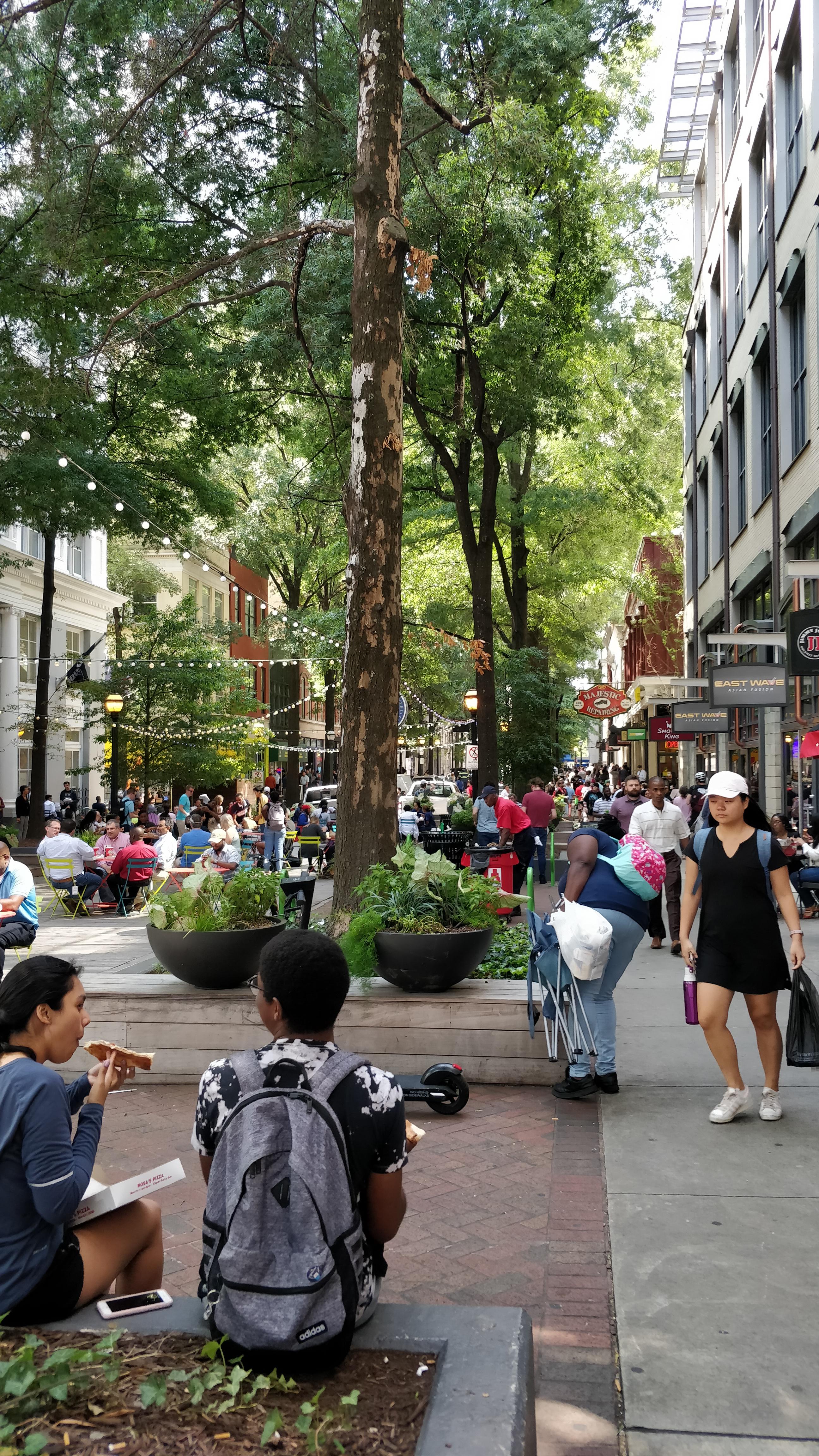 Broad Street Pedestrian Plaza in Atlanta GA r/urbanplanning