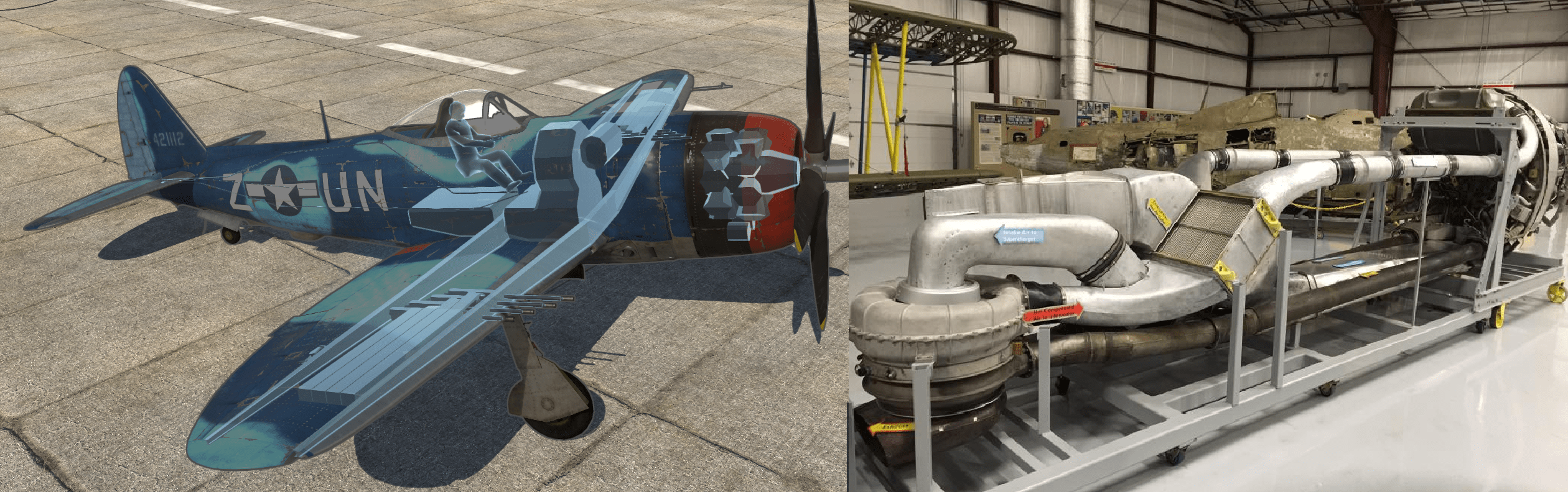 Reminder the P-47's Turbosupercharger is Completely MISSING from the