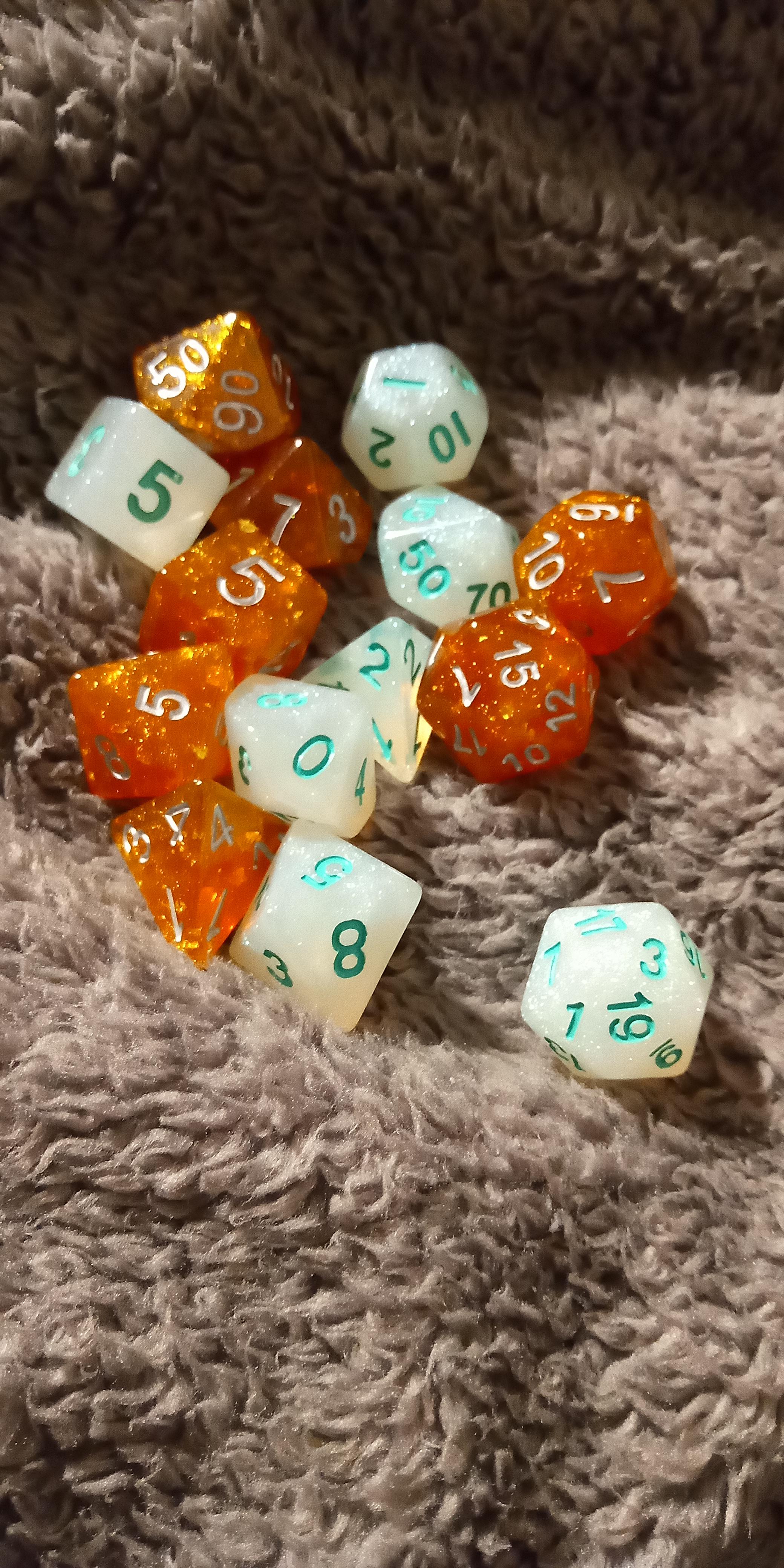 The Dice Shop Online were selling sample set blind bags, I got these