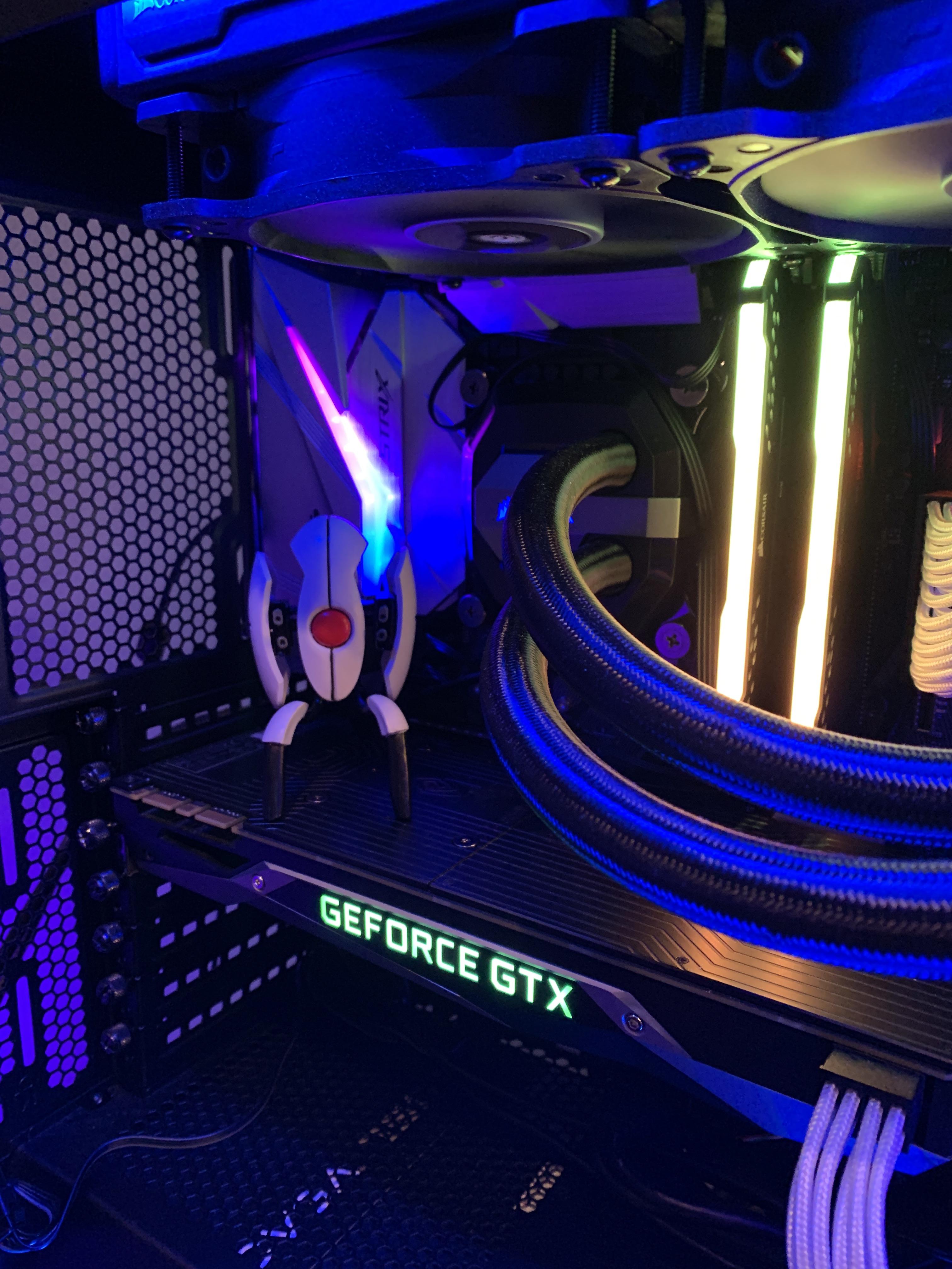 Would it be ok to have my funko pop sitting on top of my GPU for