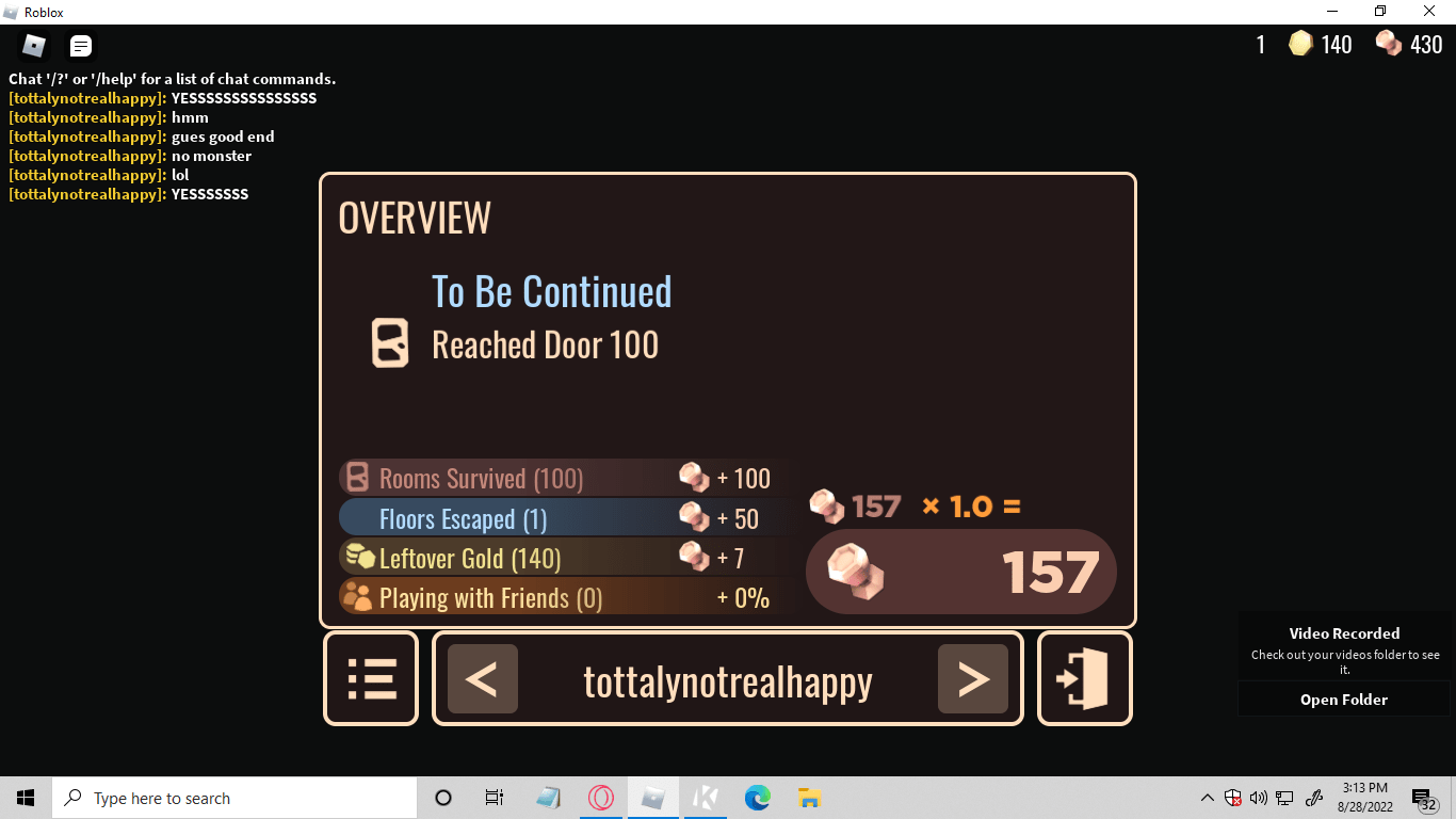 Just beat doors.Thanks you guys for the ambush tips r/RobloxDoors