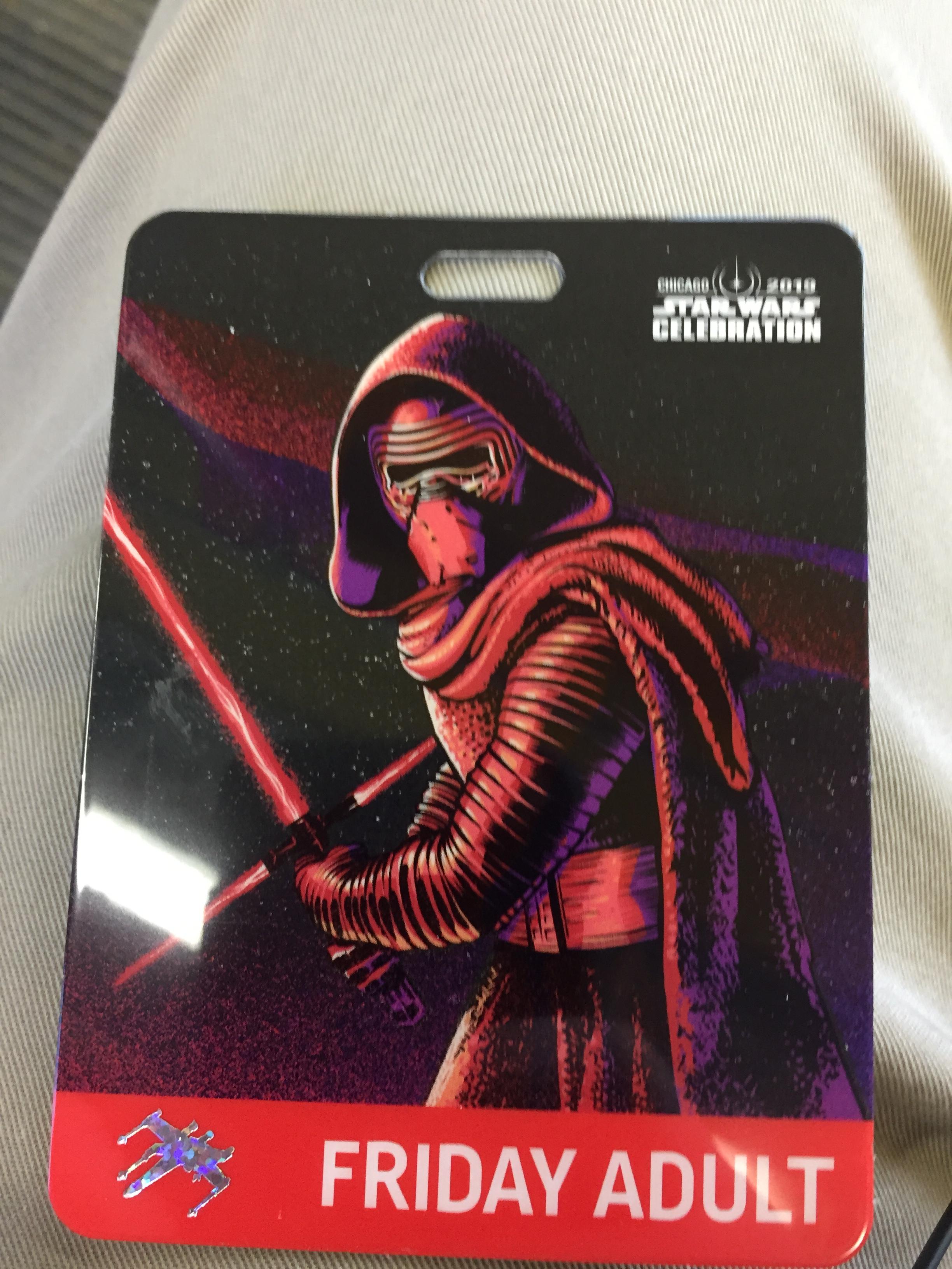 Got my Celebration pass today, loving the artwork! r/StarWars
