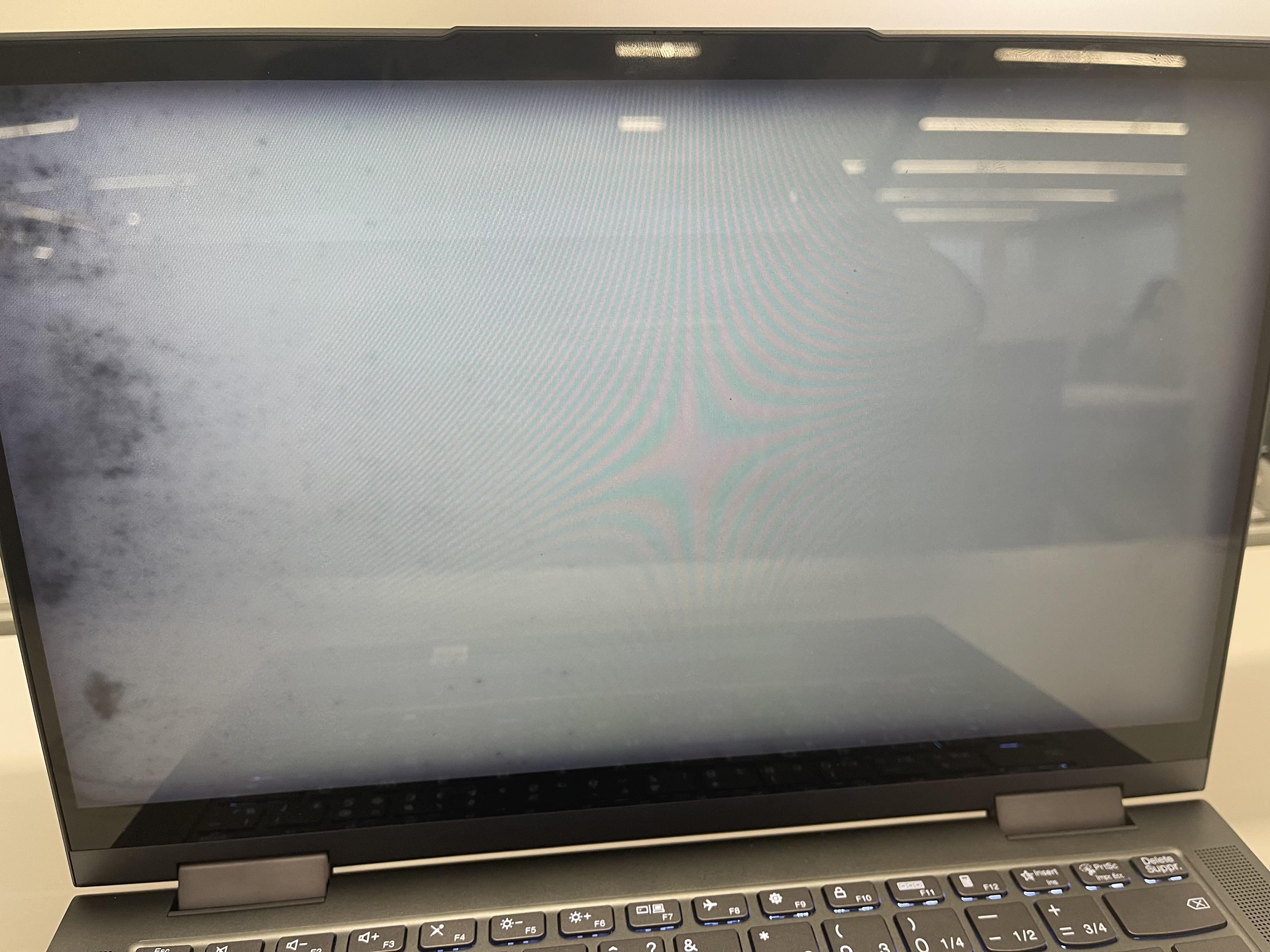 Computer screen turned gray in zoom r/Lenovo