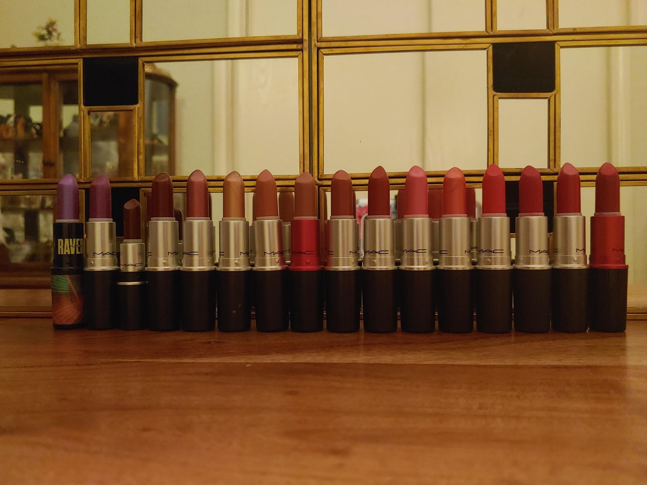 MAC Bullet Lipsticks r/makeupflatlays