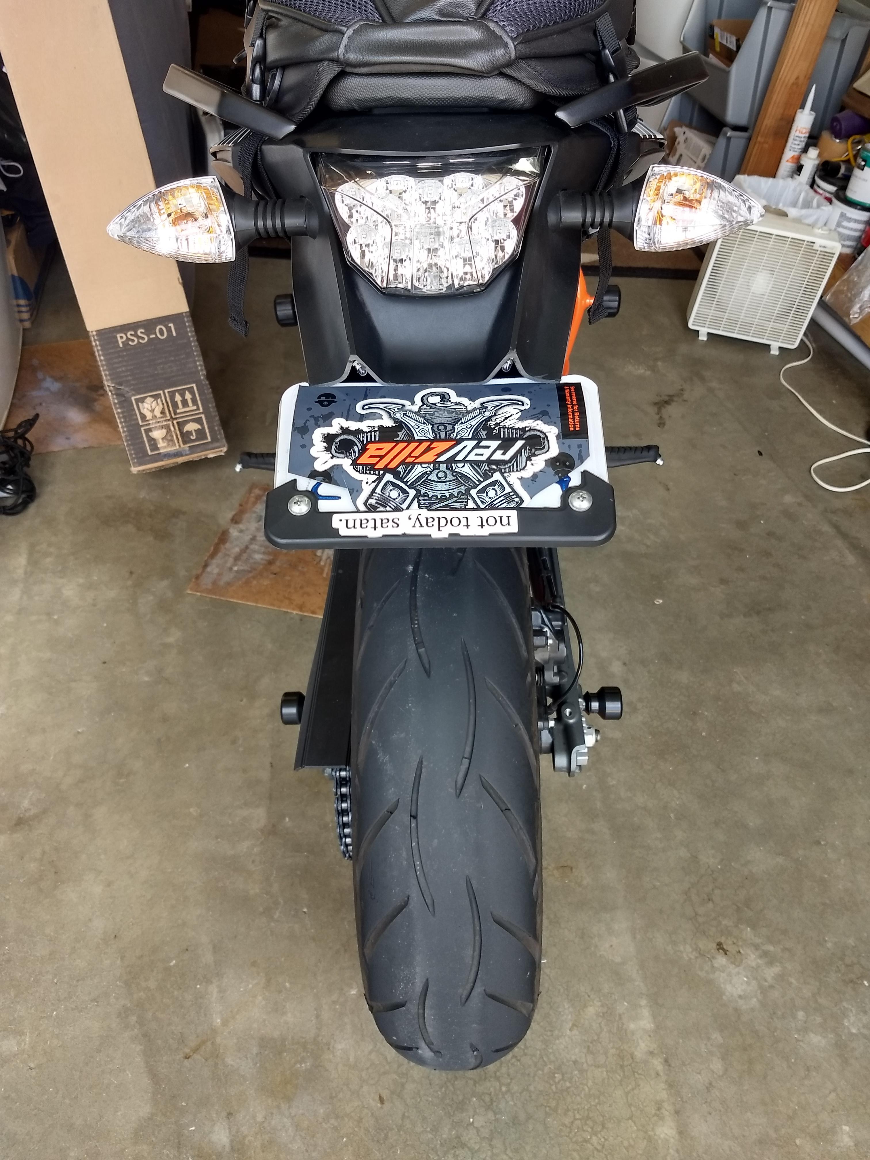 DIY Fender Delete on '16 390 r/KTMDuke