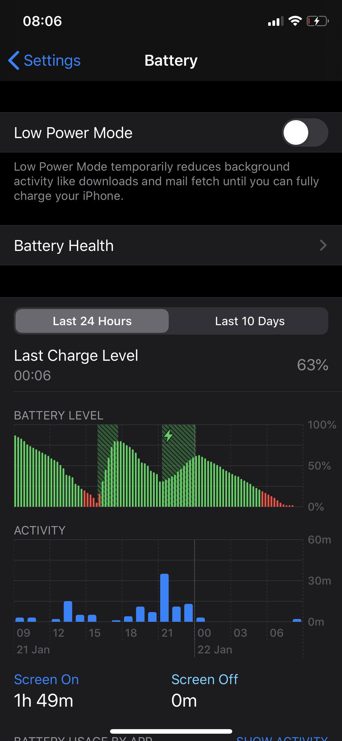 This morning I woke up with my XS battery at 0 after I went to sleep