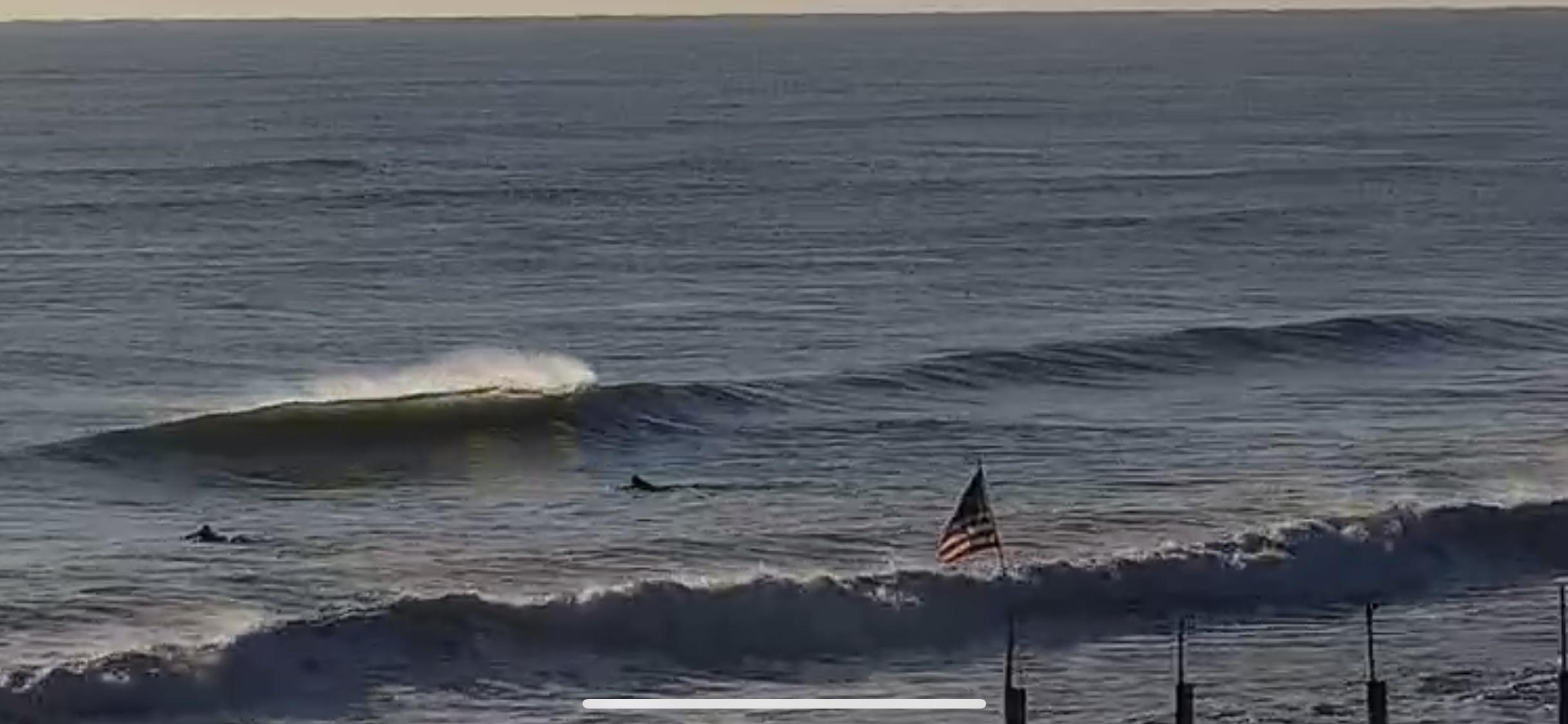 Virginia Beach Saturday morning. Cool pic r/surfing