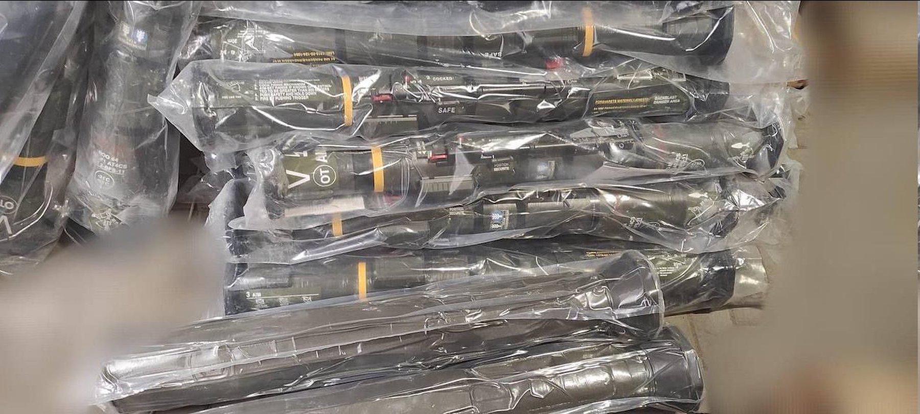 Fresh deliveries of FGM148 Javelin, NLAW, and AT4 reached the