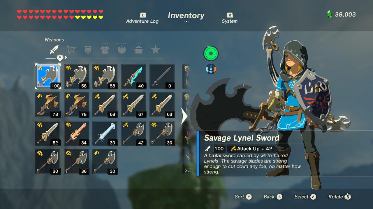 100 Savage Lynel Sword r/botw