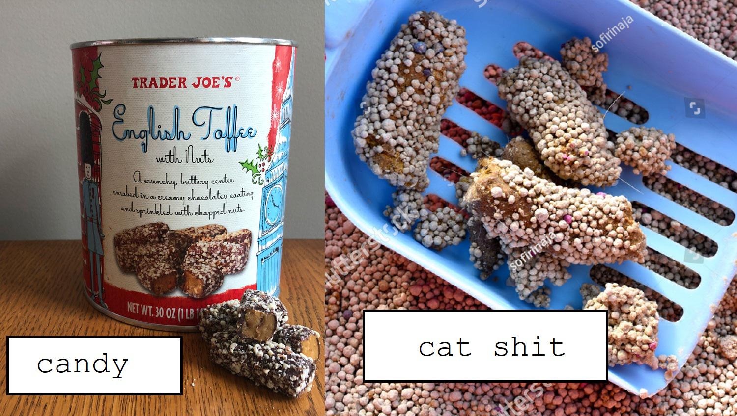 this nutcrusted candy totally looks like littercrusted cat shit r