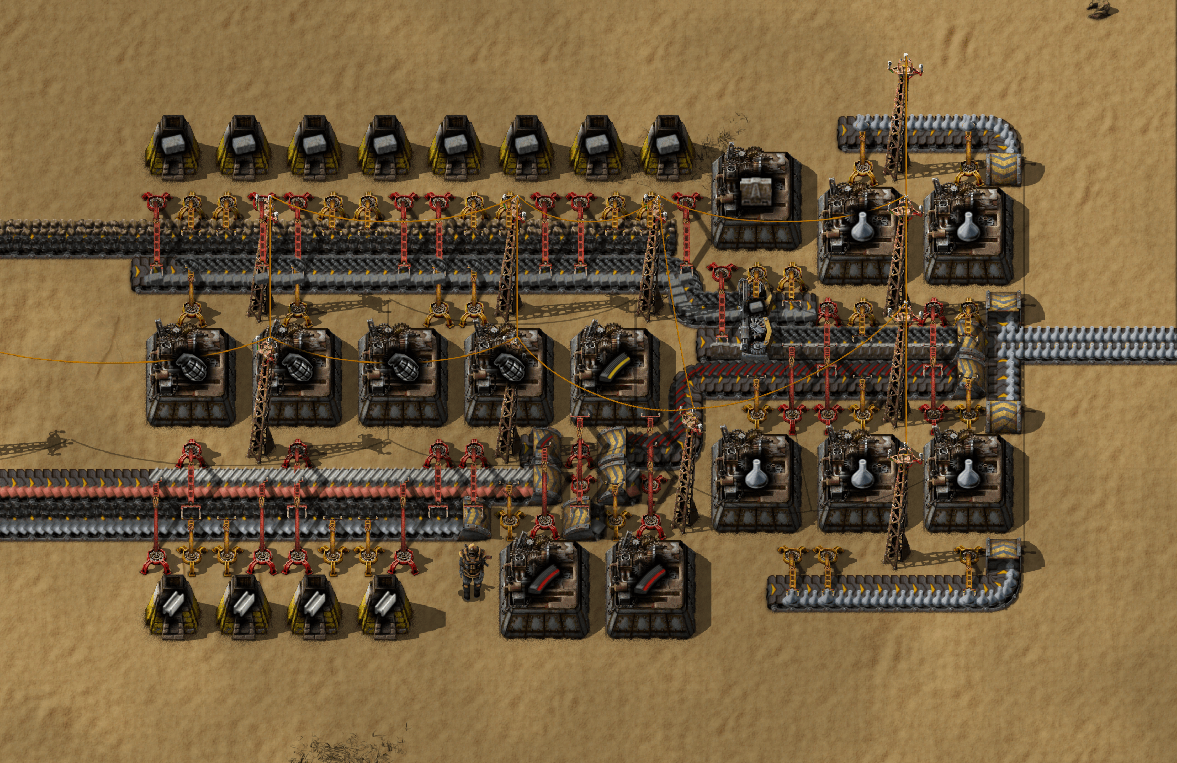Compact Military Science factorio