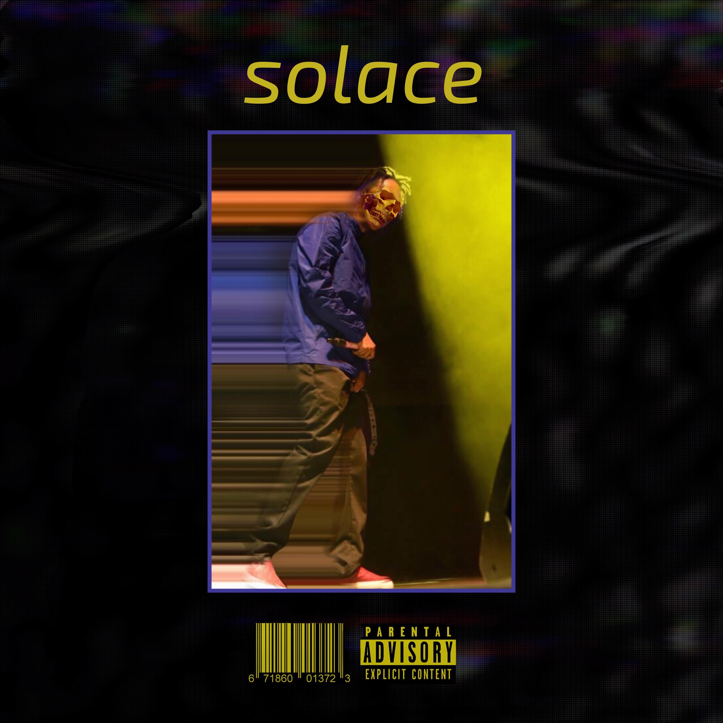 Solace cover art in the style of blonde earlsweatshirt