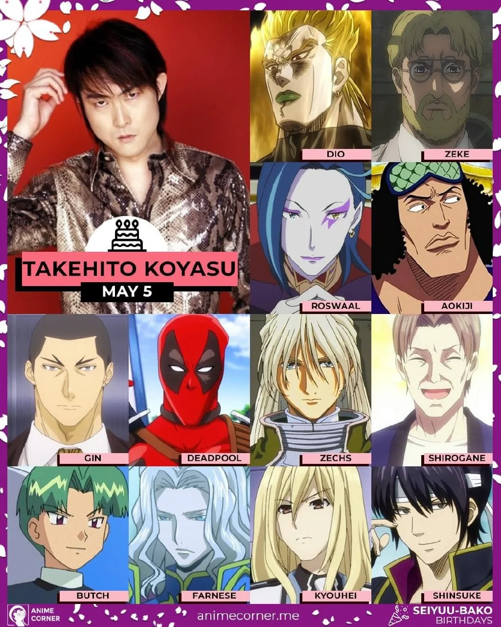 Happy birthday to Zeke's JP VA! (Takehito Koyasu) r/ShingekiNoKyojin