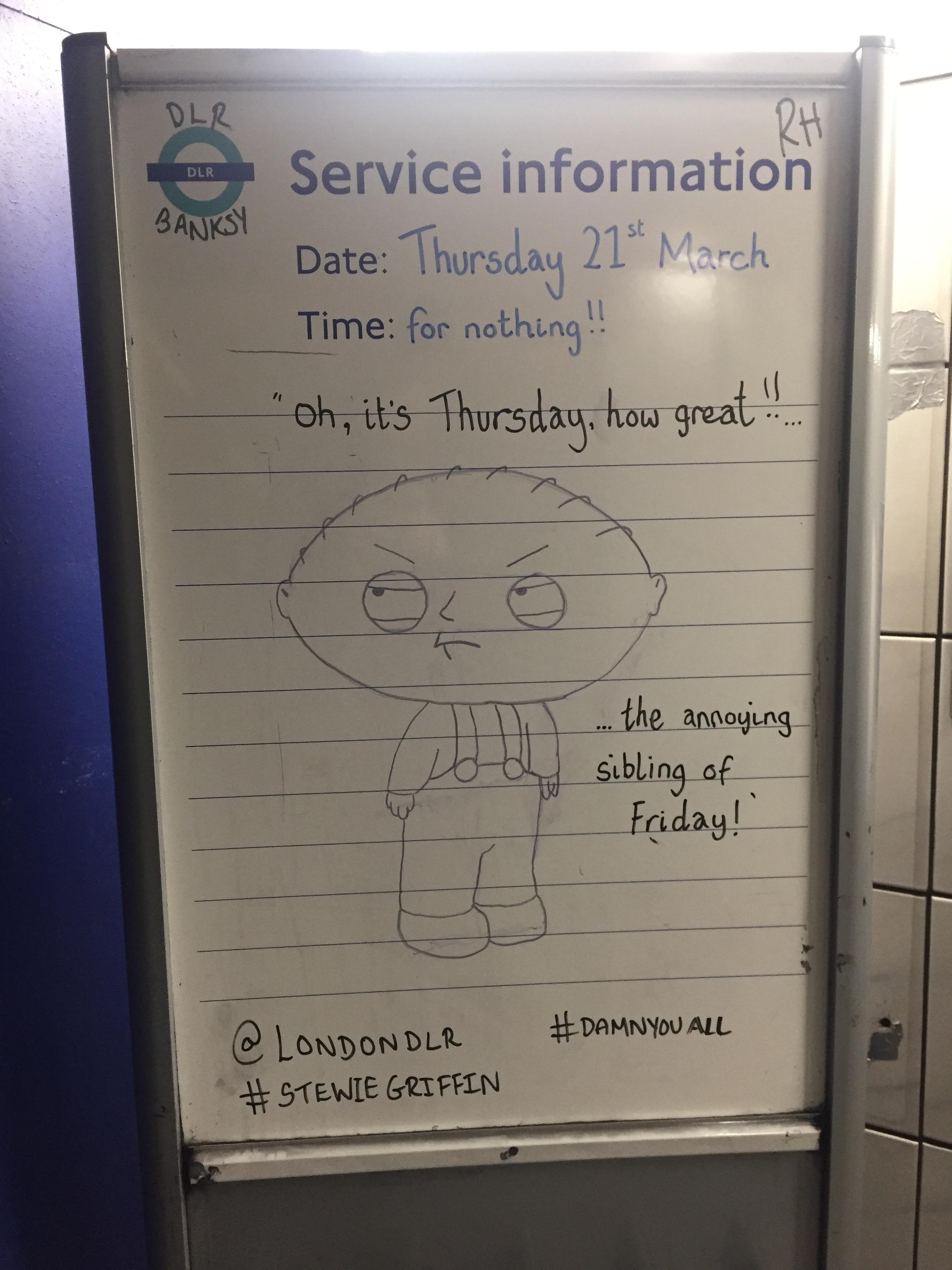 Stewie has a stereotypically posh London accent r/familyguy