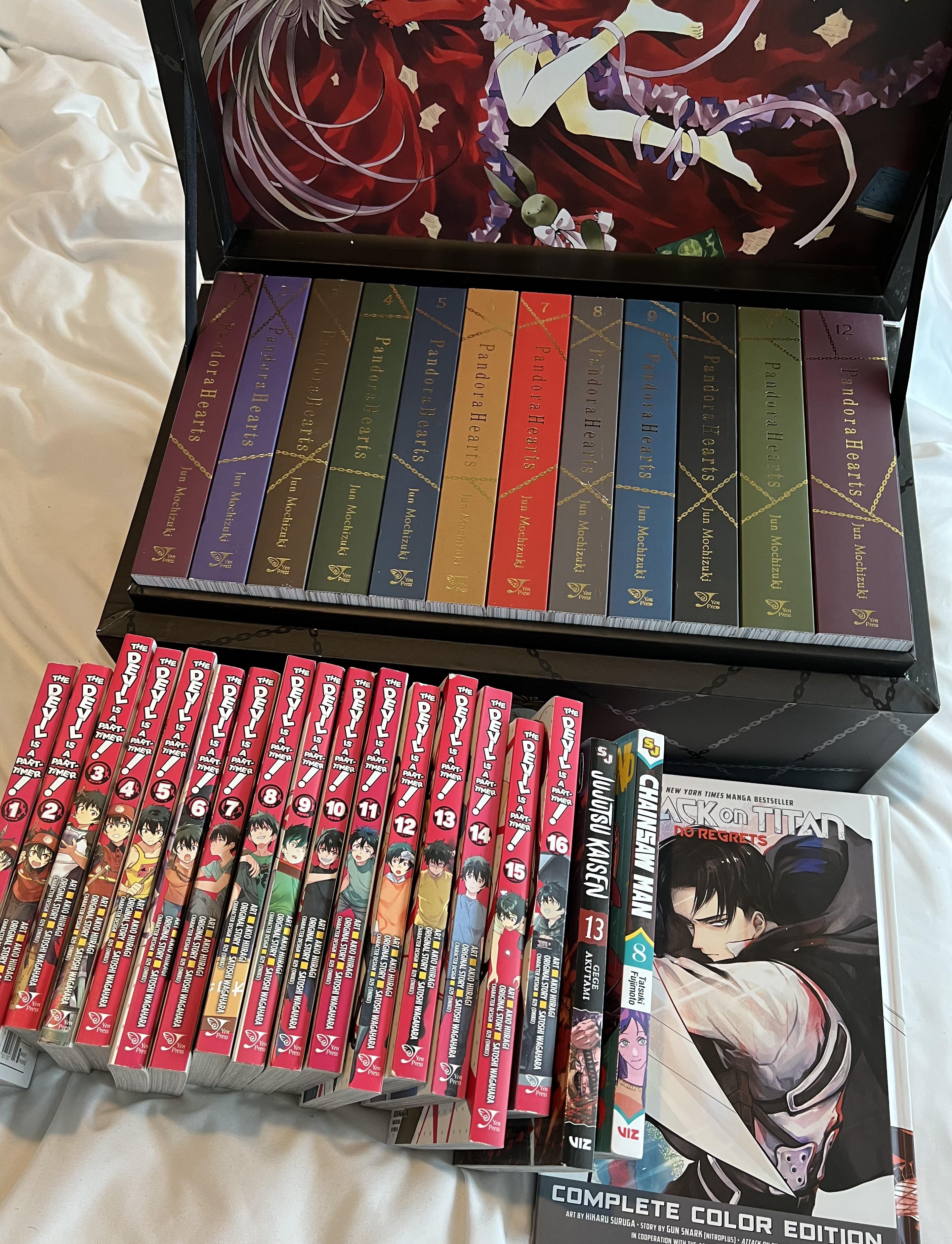 recent haul surprised how heavy the pandora box set is, she was a