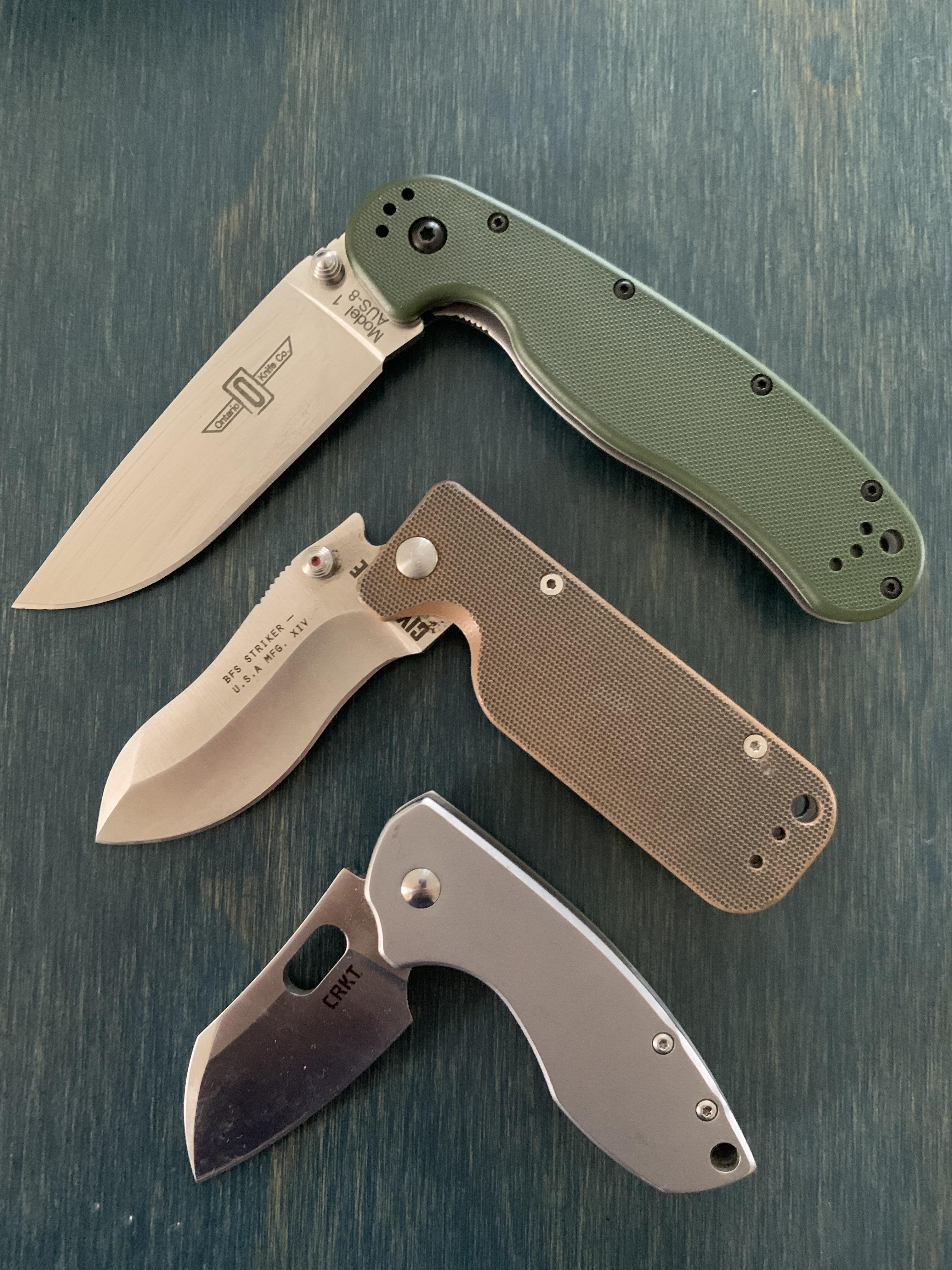 My current blade rotation r/EDC