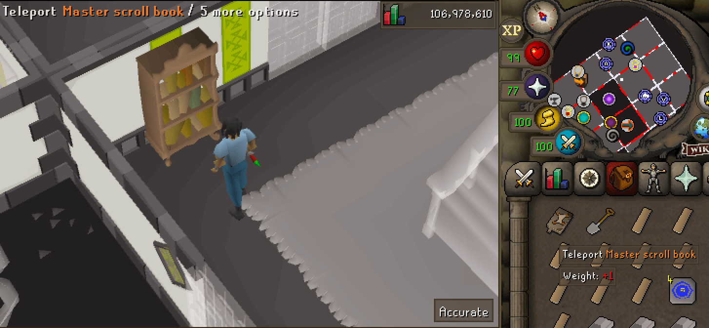 Make it possible to store a master scroll book in your POH bookcase. Im