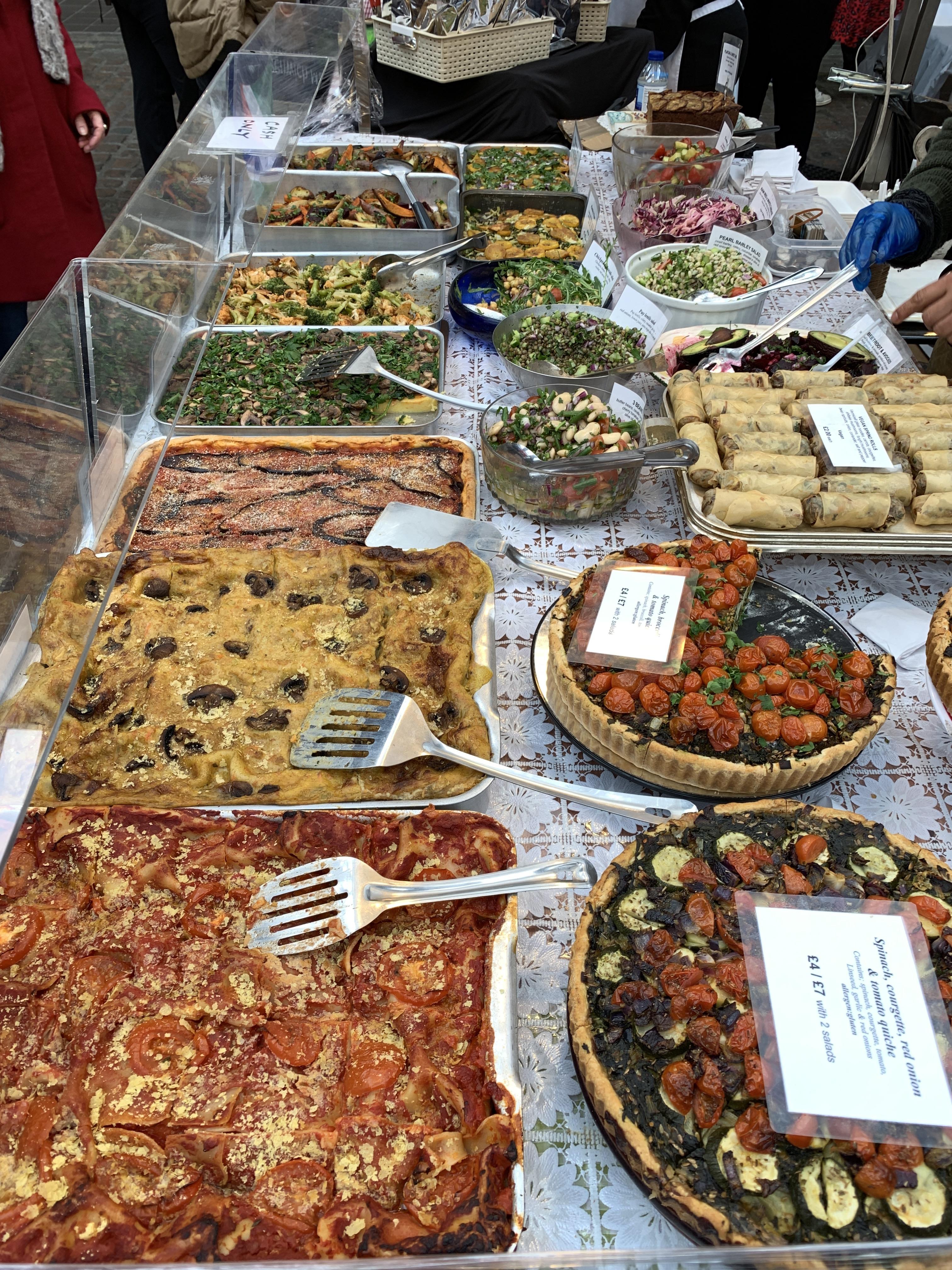 Greenwich Market London — All vegan food stall r/VeganFoodPorn