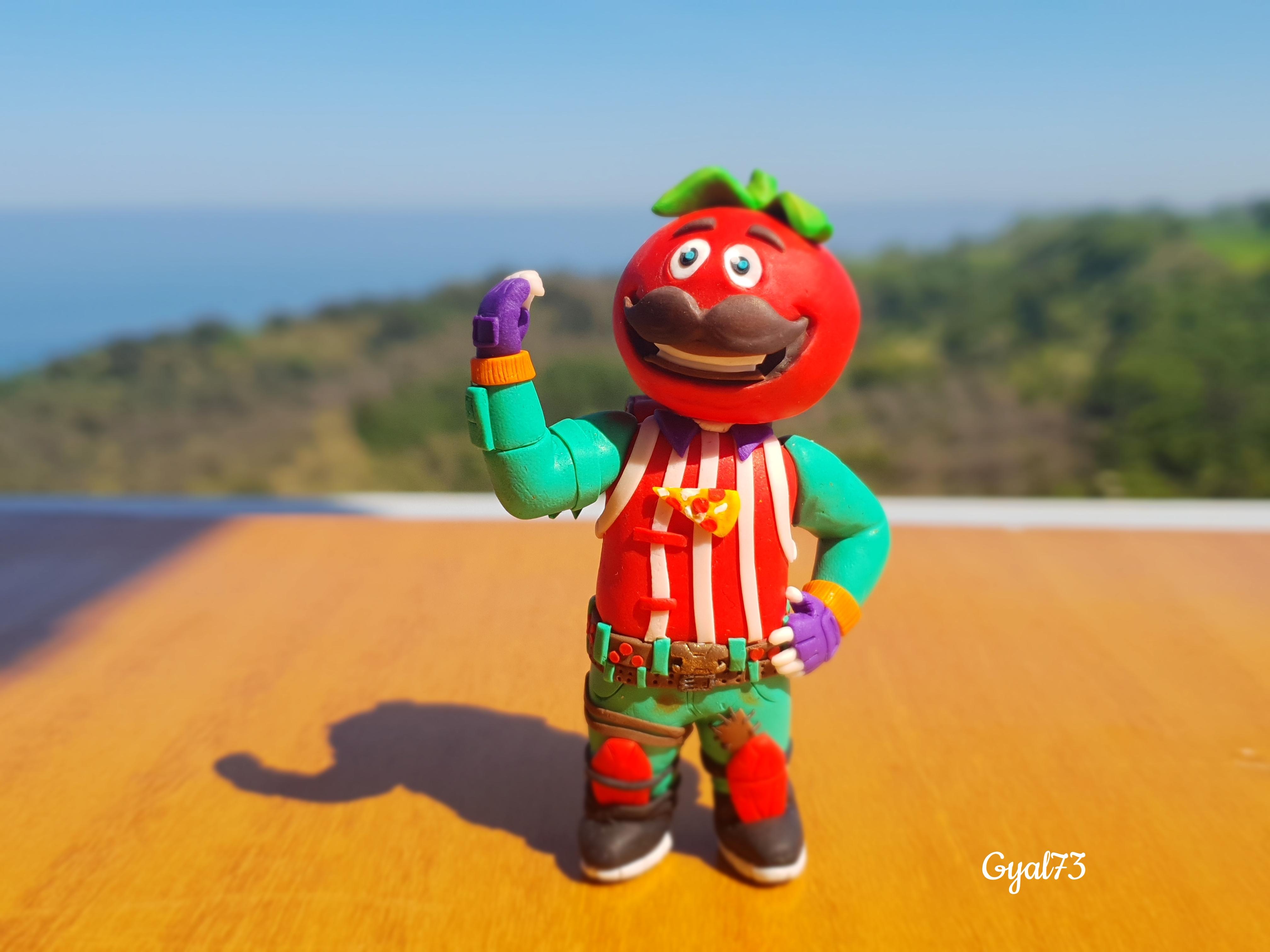 Just made this clay Tomatohead skin from Fortnite! r/FortNiteBR