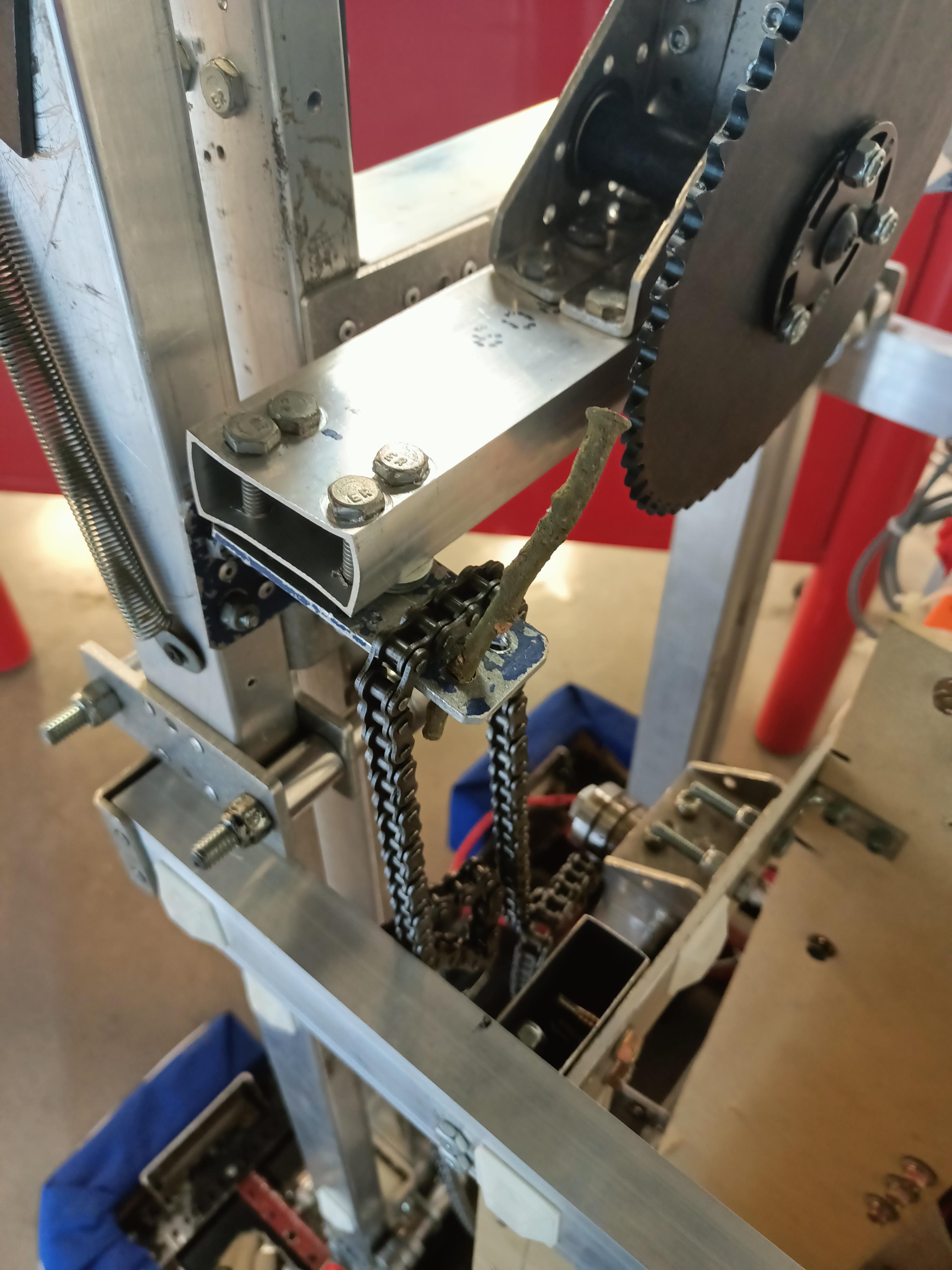 Other teams use zip ties and duct tape for repairs, mine uses a random