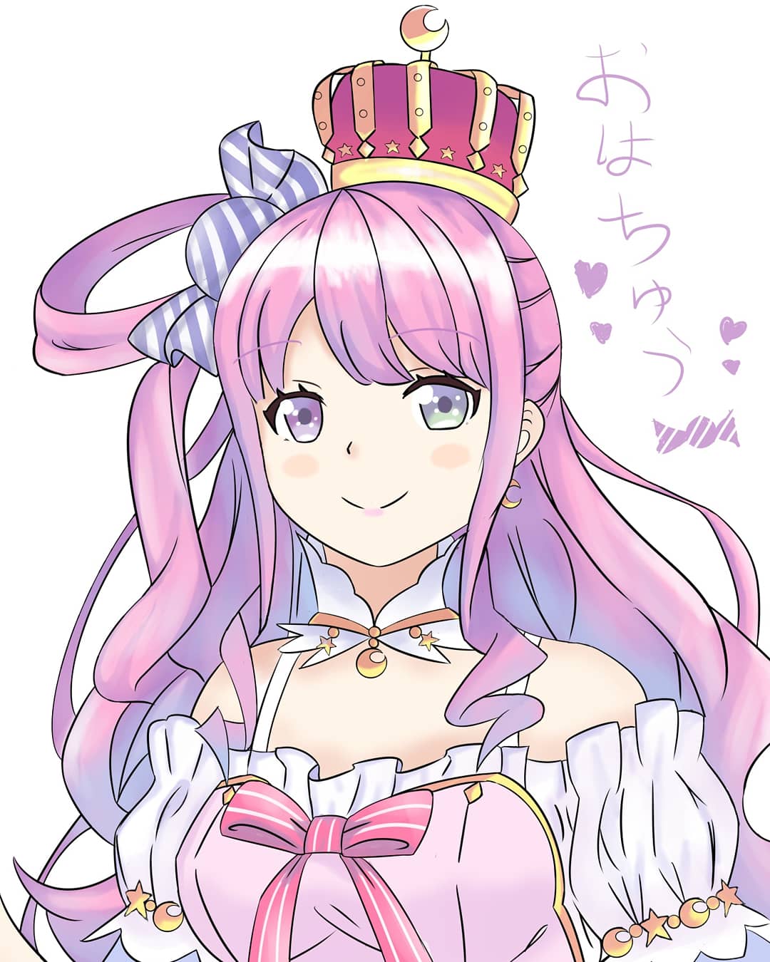 I made art for Lunatan. Hope she feels better 🙏🙏🙏 Hololive